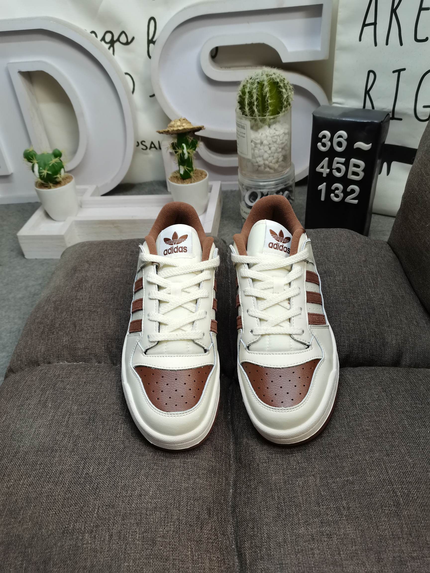 男女鞋36-45码带半码阿迪达斯AdidasForum84Low低帮百搭潮流休闲运动板鞋以复古篮球鞋的外