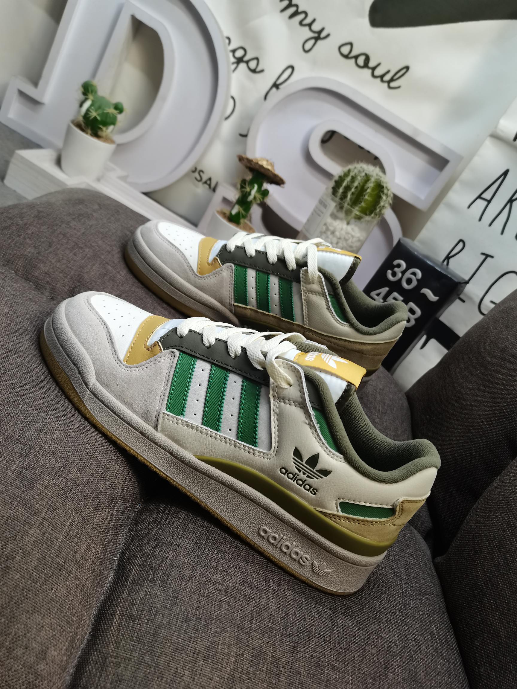 男女鞋36-45码带半码阿迪达斯AdidasForum84Low低帮百搭潮流休闲运动板鞋以复古篮球鞋的外