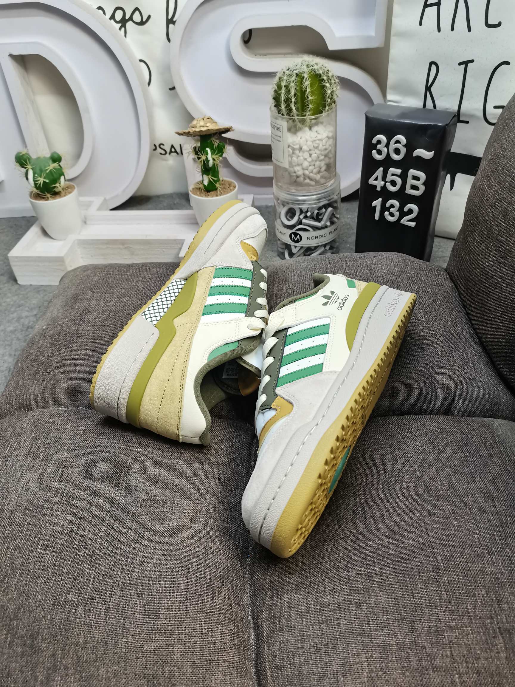 男女鞋36-45码带半码阿迪达斯AdidasForum84Low低帮百搭潮流休闲运动板鞋以复古篮球鞋的外