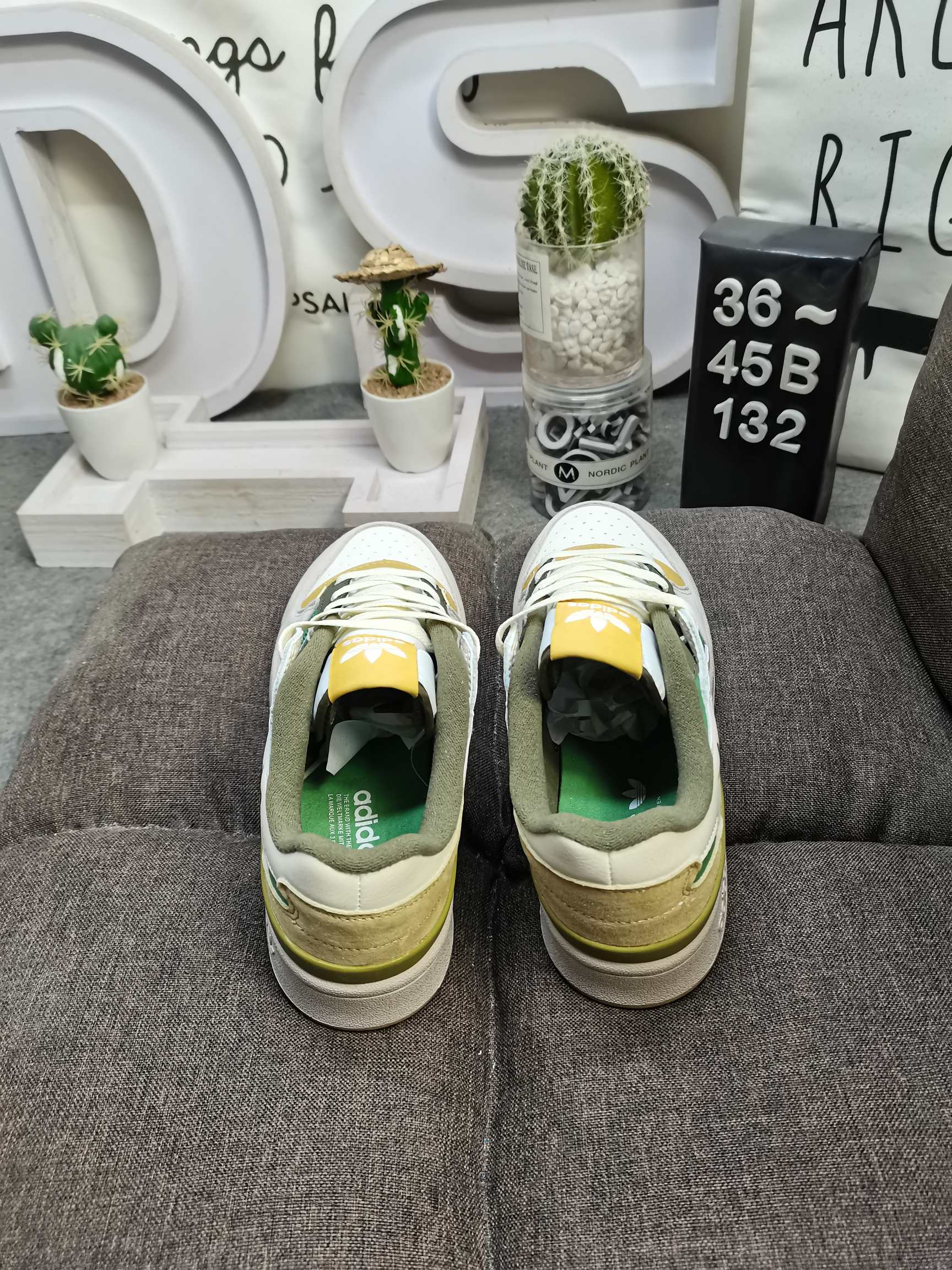 男女鞋36-45码带半码阿迪达斯AdidasForum84Low低帮百搭潮流休闲运动板鞋以复古篮球鞋的外