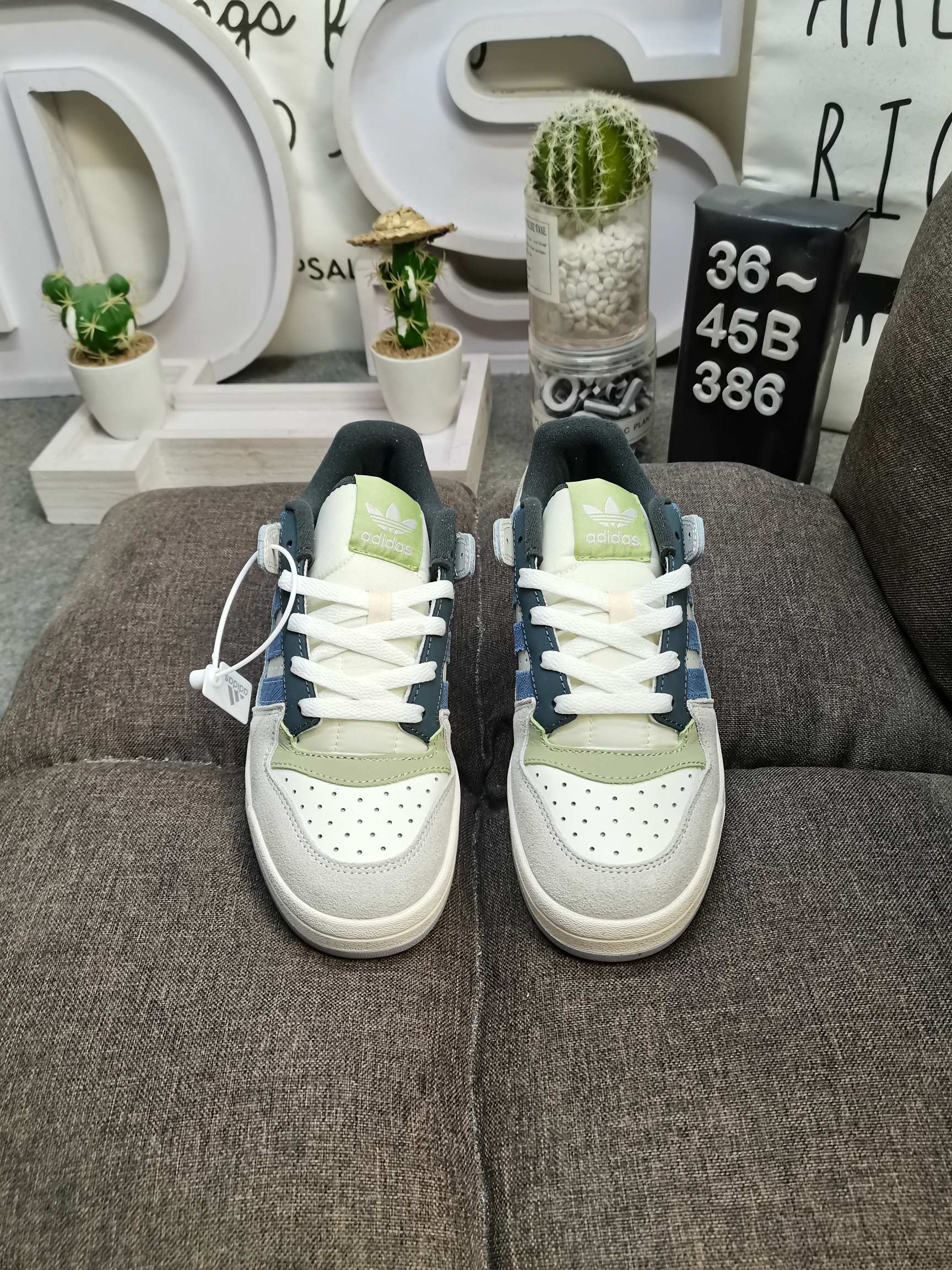 男女鞋36-45码带半码阿迪达斯AdidasForum84Low低帮百搭潮流休闲运动板鞋以复古篮球鞋的外