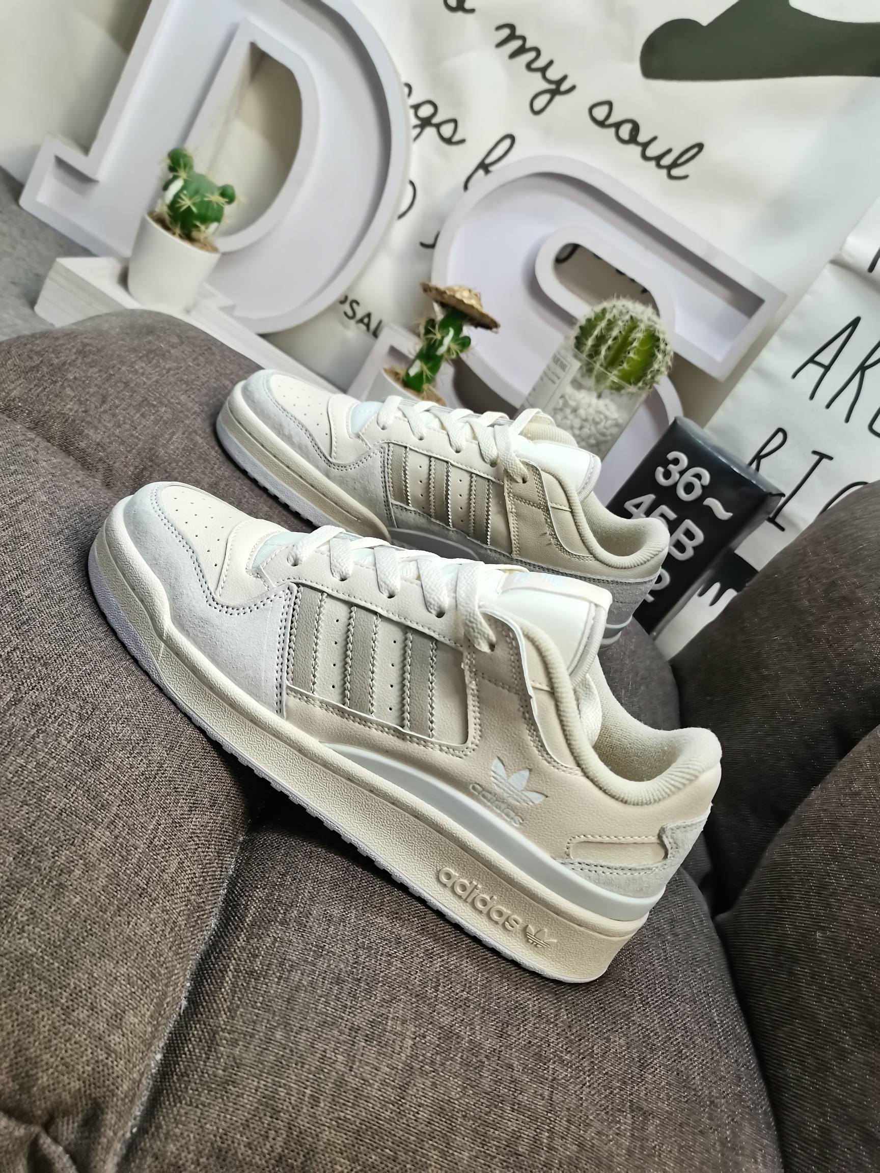 男女鞋36-45码带半码阿迪达斯AdidasForum84Low低帮百搭潮流休闲运动板鞋以复古篮球鞋的外