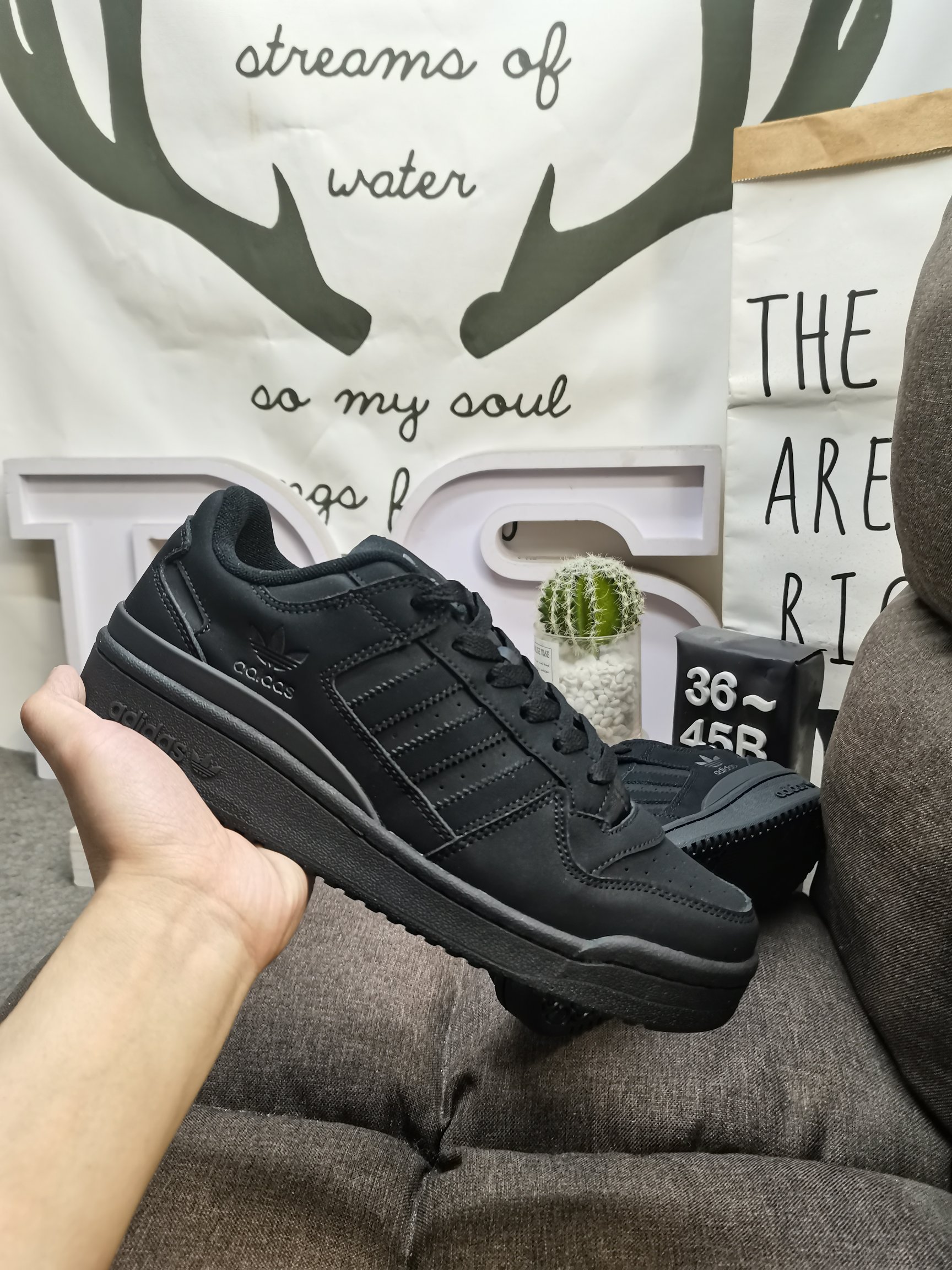 男女鞋36-45码带半码阿迪达斯AdidasForum84Low低帮百搭潮流休闲运动板鞋以复古篮球鞋的外