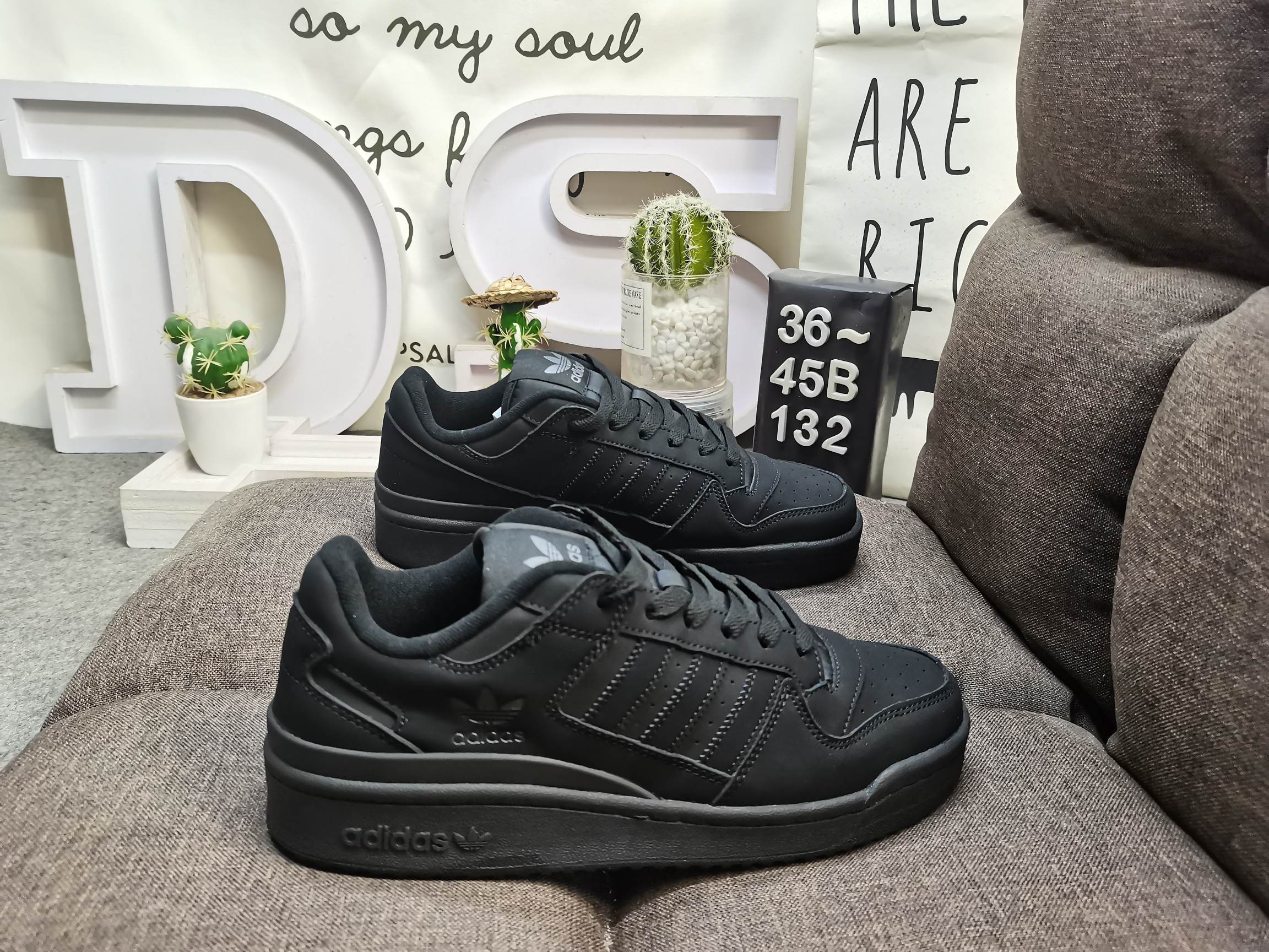 男女鞋36-45码带半码阿迪达斯AdidasForum84Low低帮百搭潮流休闲运动板鞋以复古篮球鞋的外