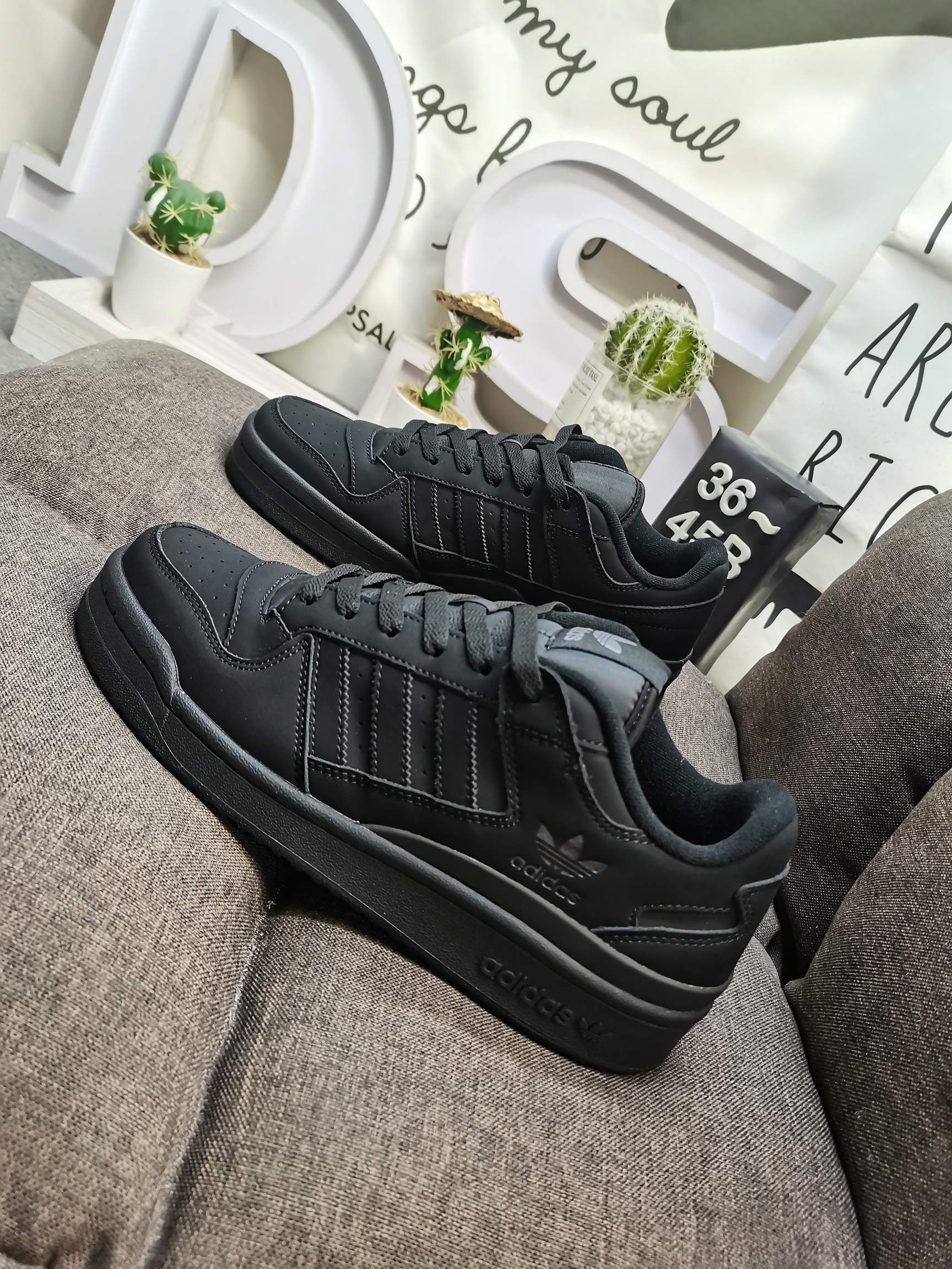 男女鞋36-45码带半码阿迪达斯AdidasForum84Low低帮百搭潮流休闲运动板鞋以复古篮球鞋的外