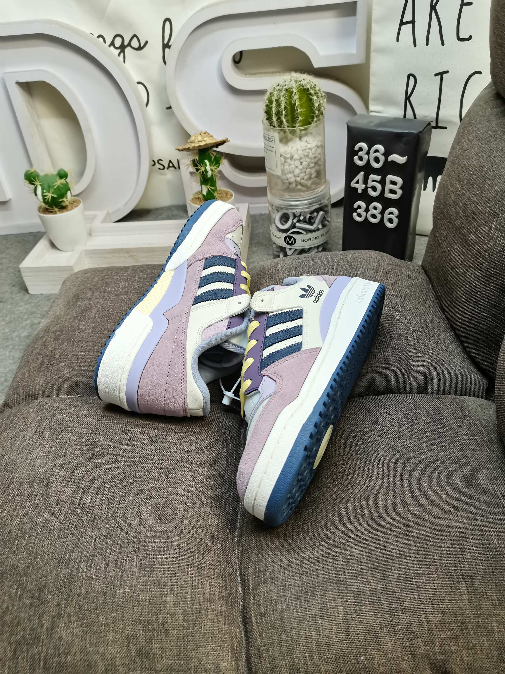 男女鞋36-45码带半码阿迪达斯AdidasForum84Low低帮百搭潮流休闲运动板鞋以复古篮球鞋的外