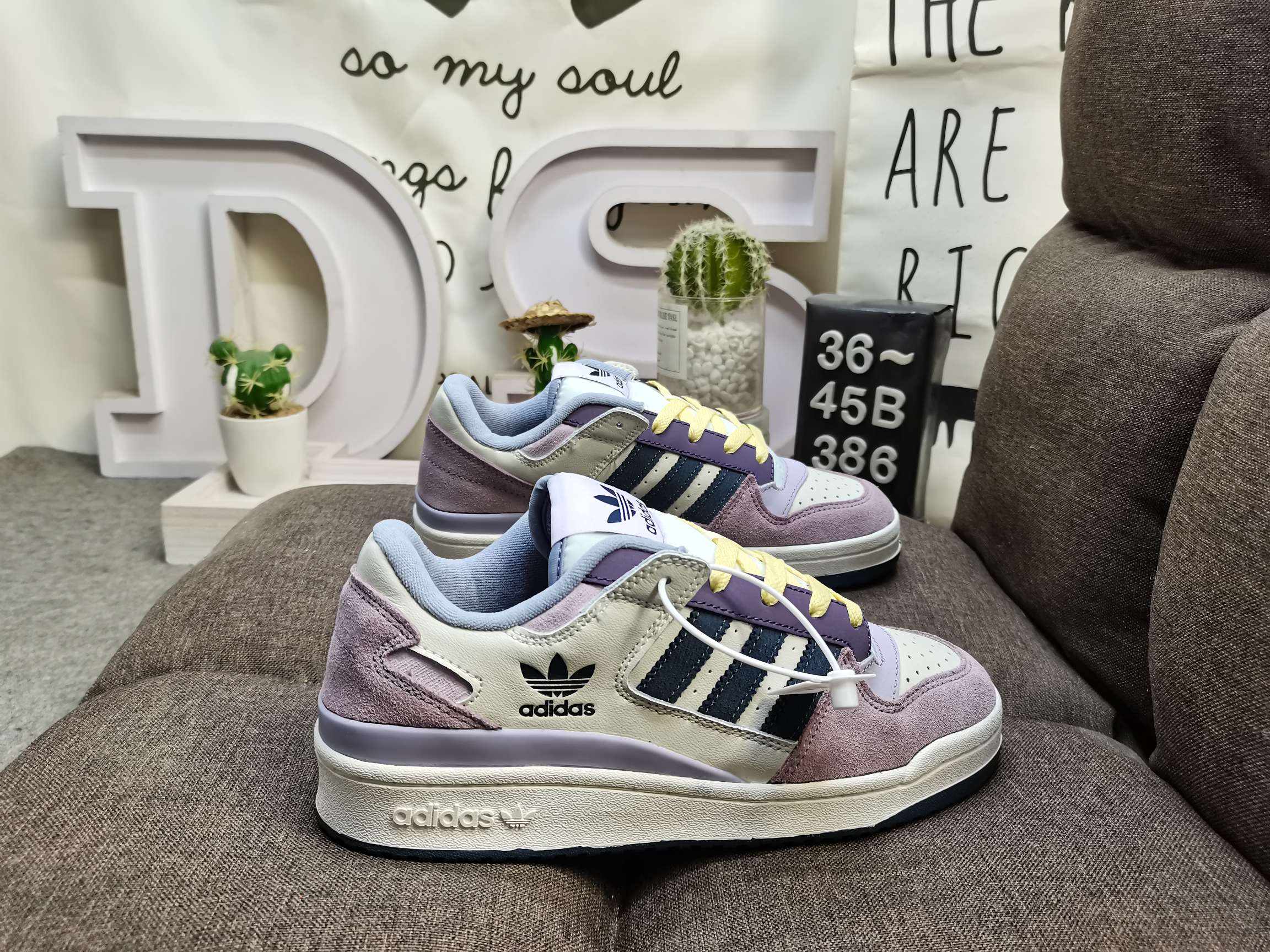 男女鞋36-45码带半码阿迪达斯AdidasForum84Low低帮百搭潮流休闲运动板鞋以复古篮球鞋的外