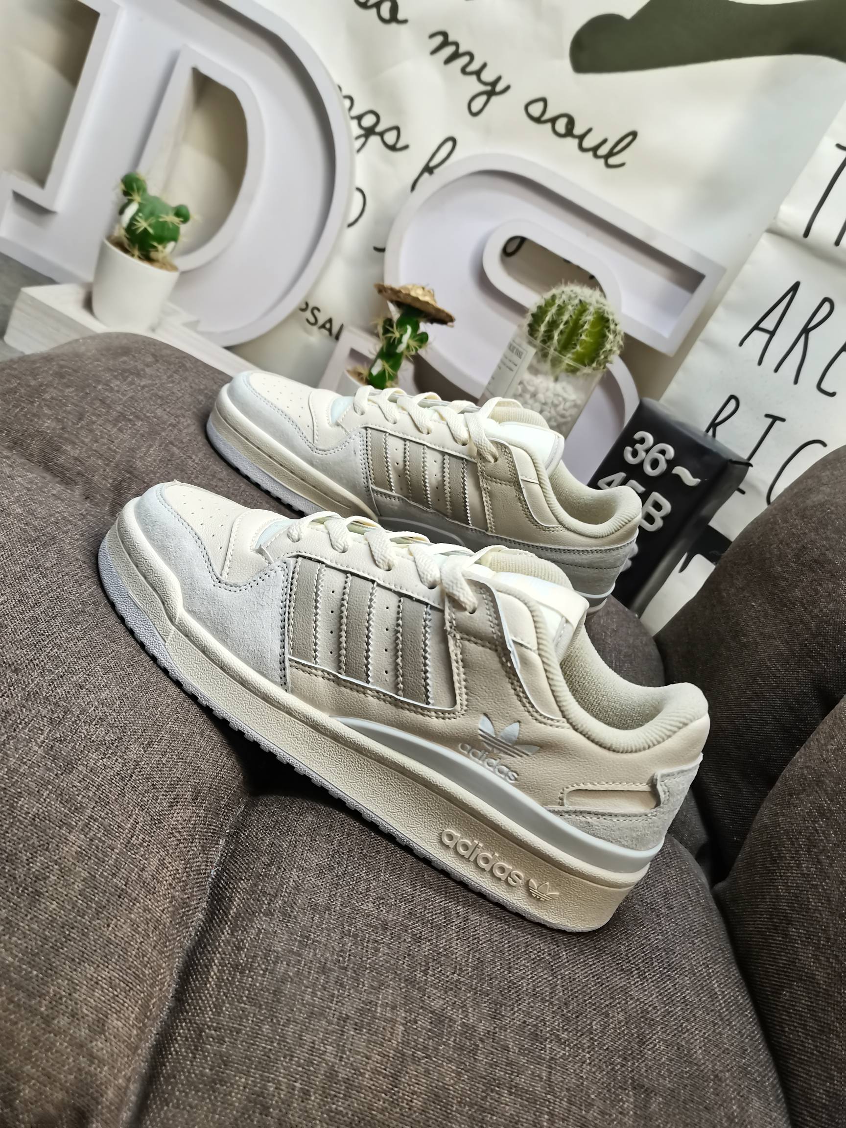 男女鞋36-45码带半码阿迪达斯AdidasForum84Low低帮百搭潮流休闲运动板鞋以复古篮球鞋的外