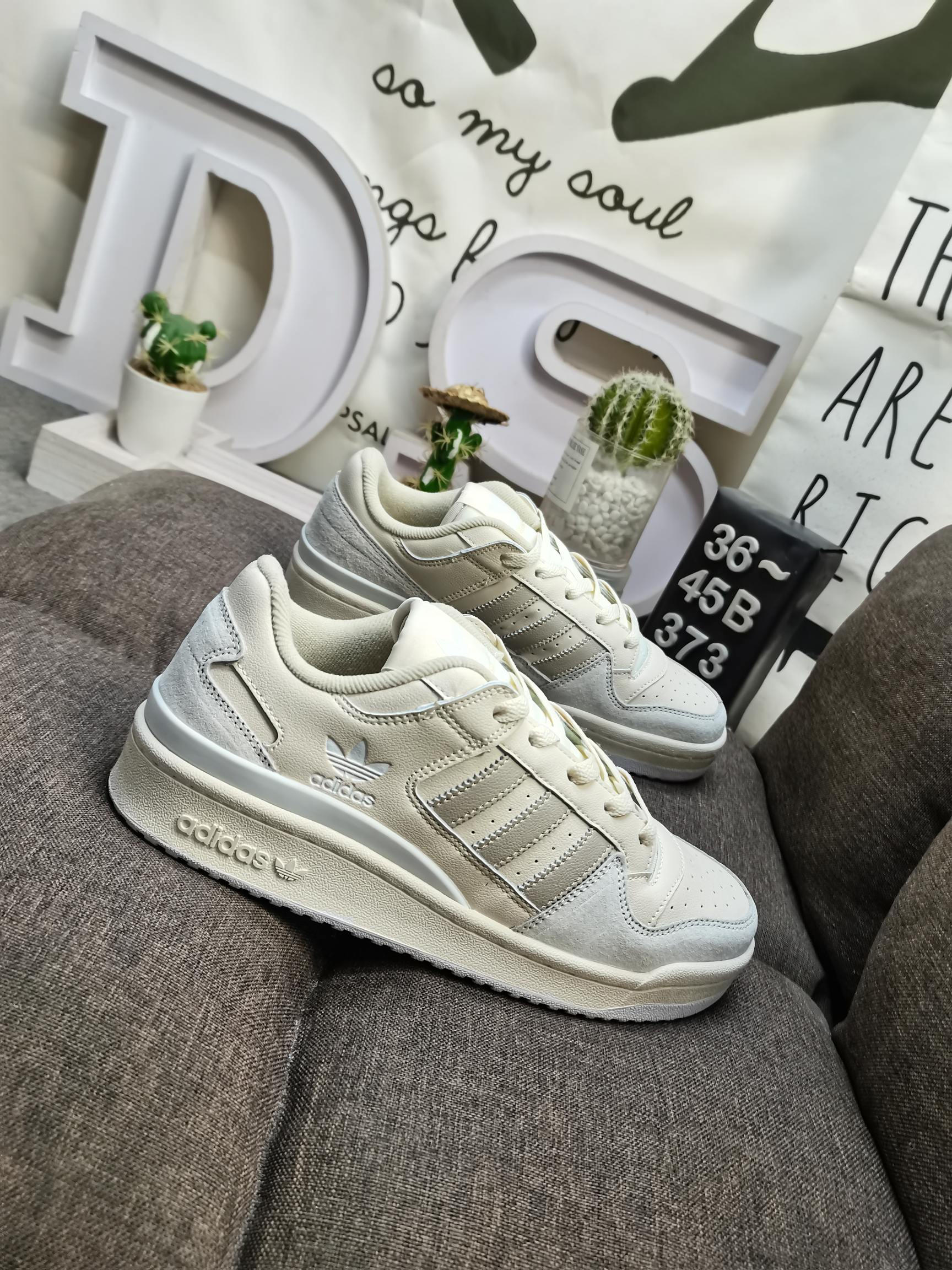 男女鞋36-45码带半码阿迪达斯AdidasForum84Low低帮百搭潮流休闲运动板鞋以复古篮球鞋的外