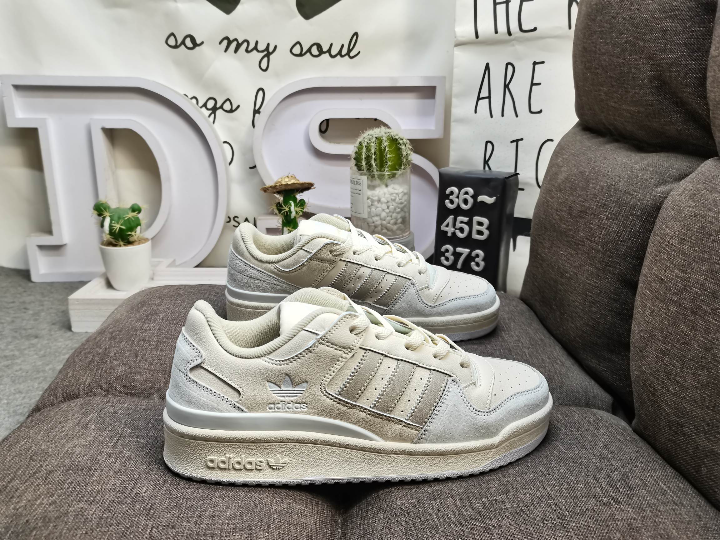 男女鞋36-45码带半码阿迪达斯AdidasForum84Low低帮百搭潮流休闲运动板鞋以复古篮球鞋的外