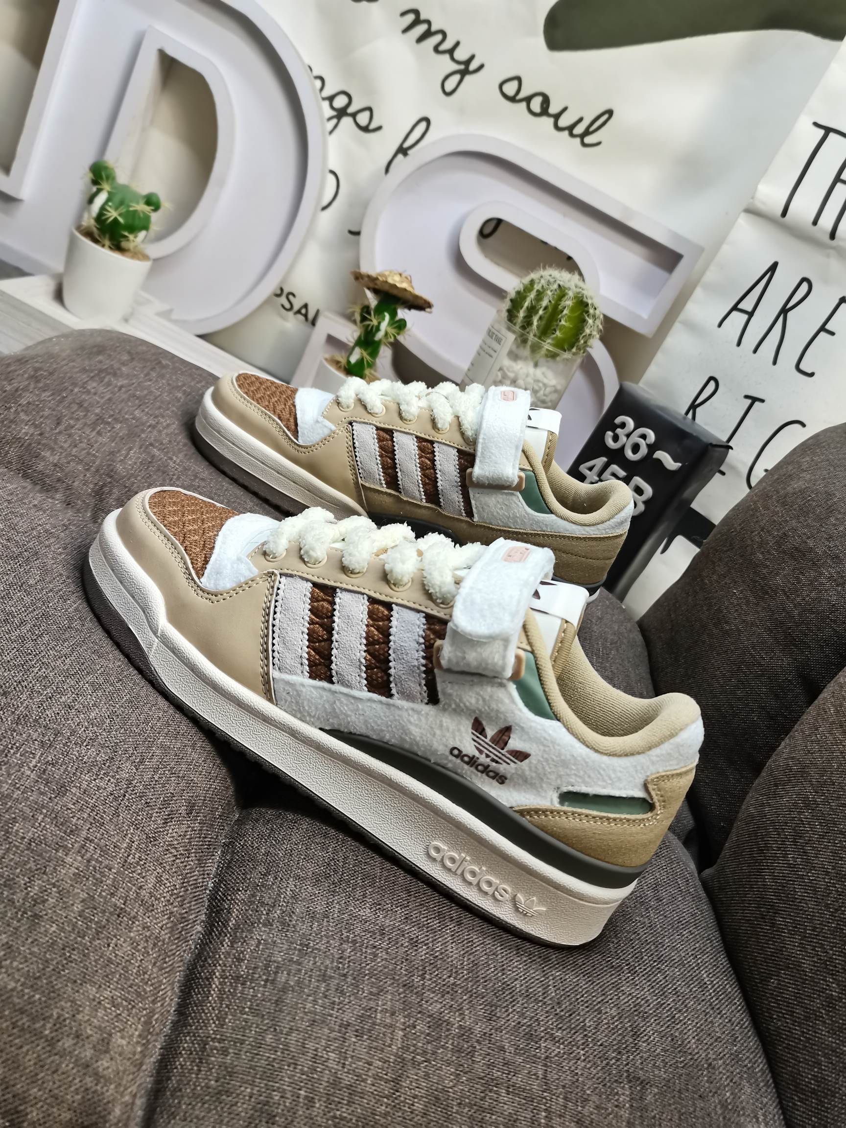 男女鞋36-45码带半码阿迪达斯AdidasForum84Low低帮百搭潮流休闲运动板鞋以复古篮球鞋的外