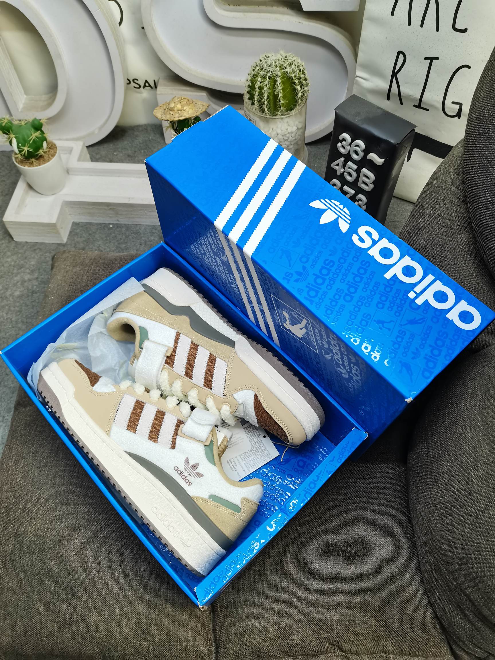 男女鞋36-45码带半码阿迪达斯AdidasForum84Low低帮百搭潮流休闲运动板鞋以复古篮球鞋的外