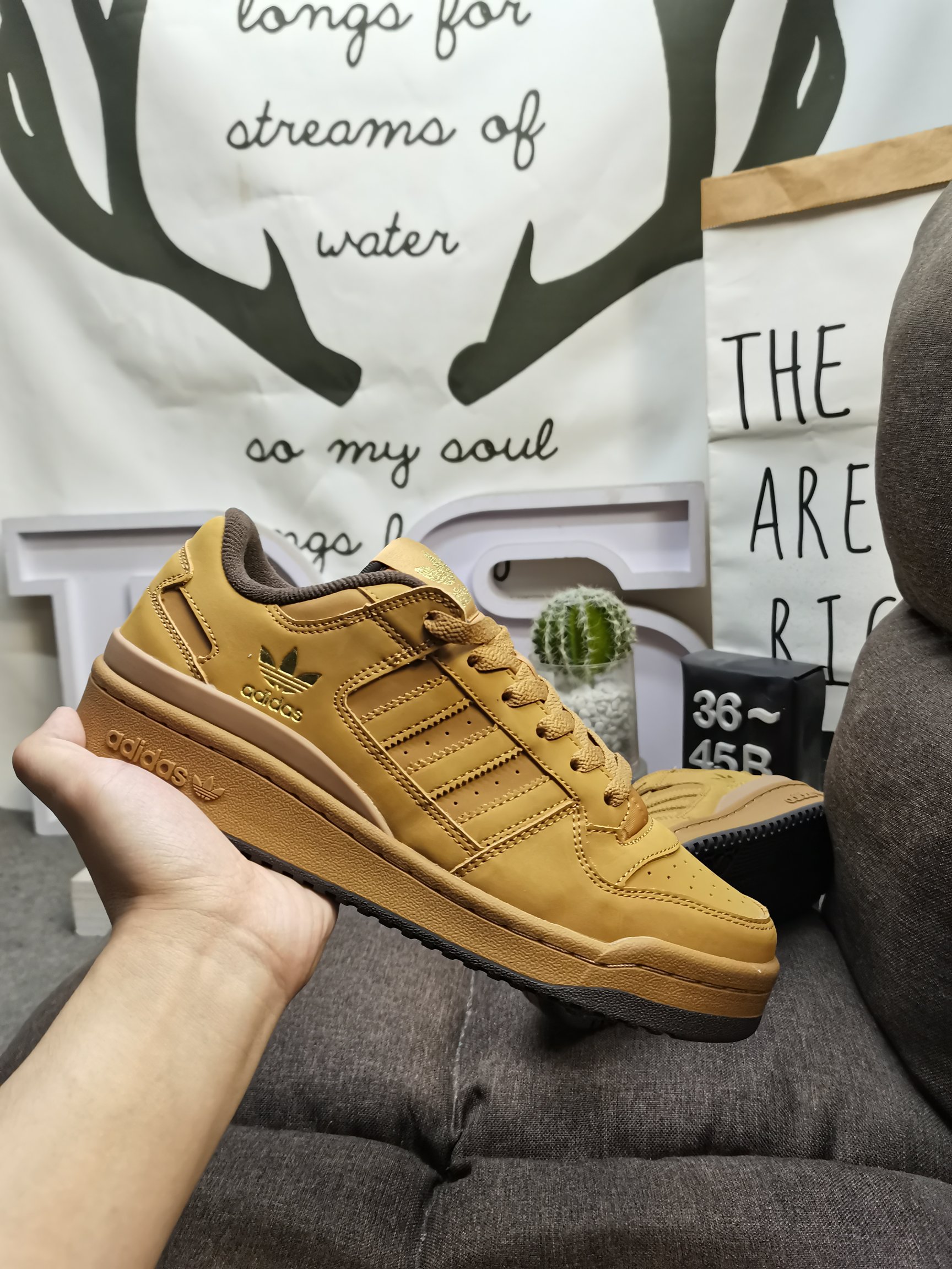 男女鞋36-45码带半码阿迪达斯AdidasForum84Low低帮百搭潮流休闲运动板鞋以复古篮球鞋的外