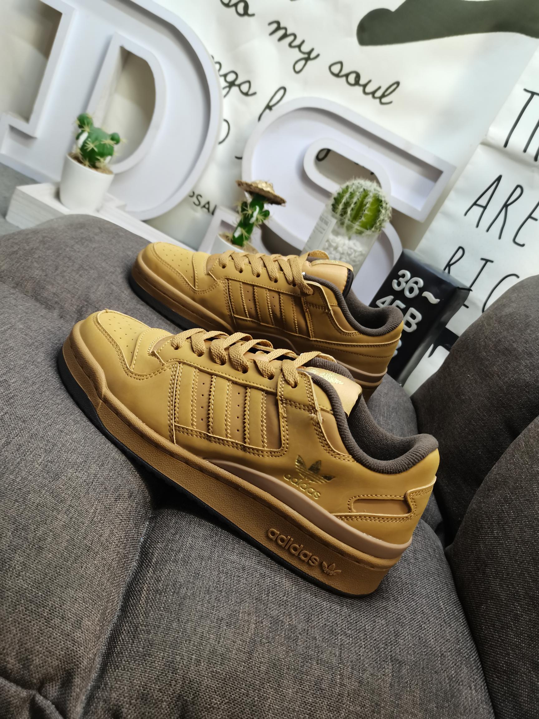 男女鞋36-45码带半码阿迪达斯AdidasForum84Low低帮百搭潮流休闲运动板鞋以复古篮球鞋的外