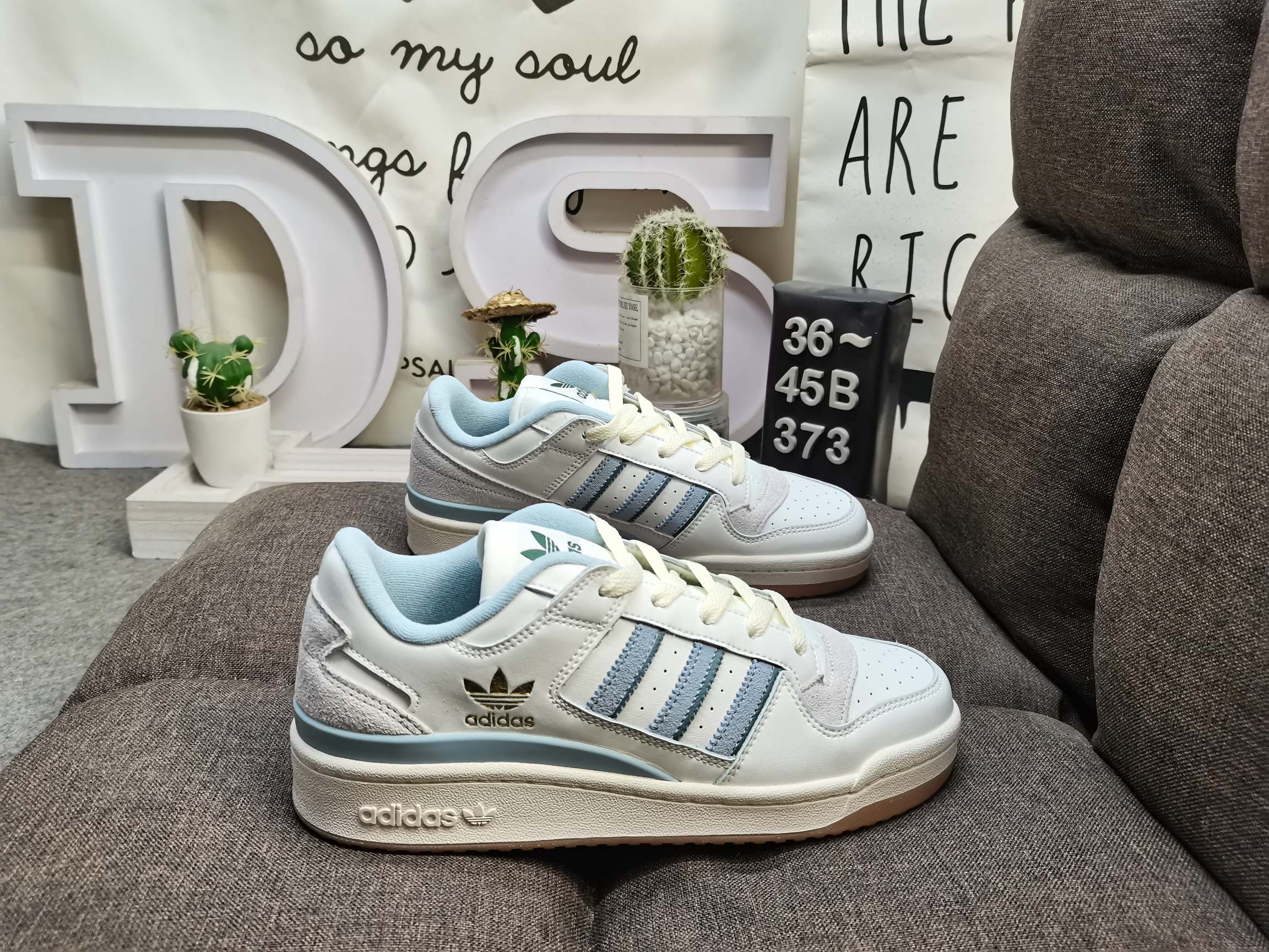 男女鞋36-45码带半码阿迪达斯AdidasForum84Low低帮百搭潮流休闲运动板鞋以复古篮球鞋的外