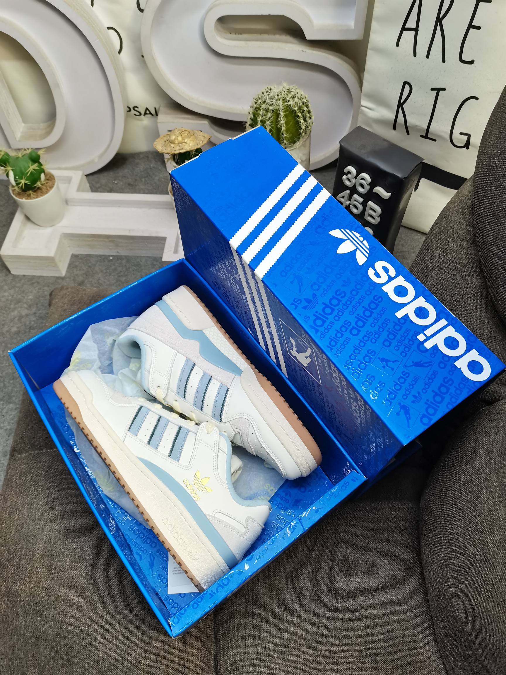 男女鞋36-45码带半码阿迪达斯AdidasForum84Low低帮百搭潮流休闲运动板鞋以复古篮球鞋的外