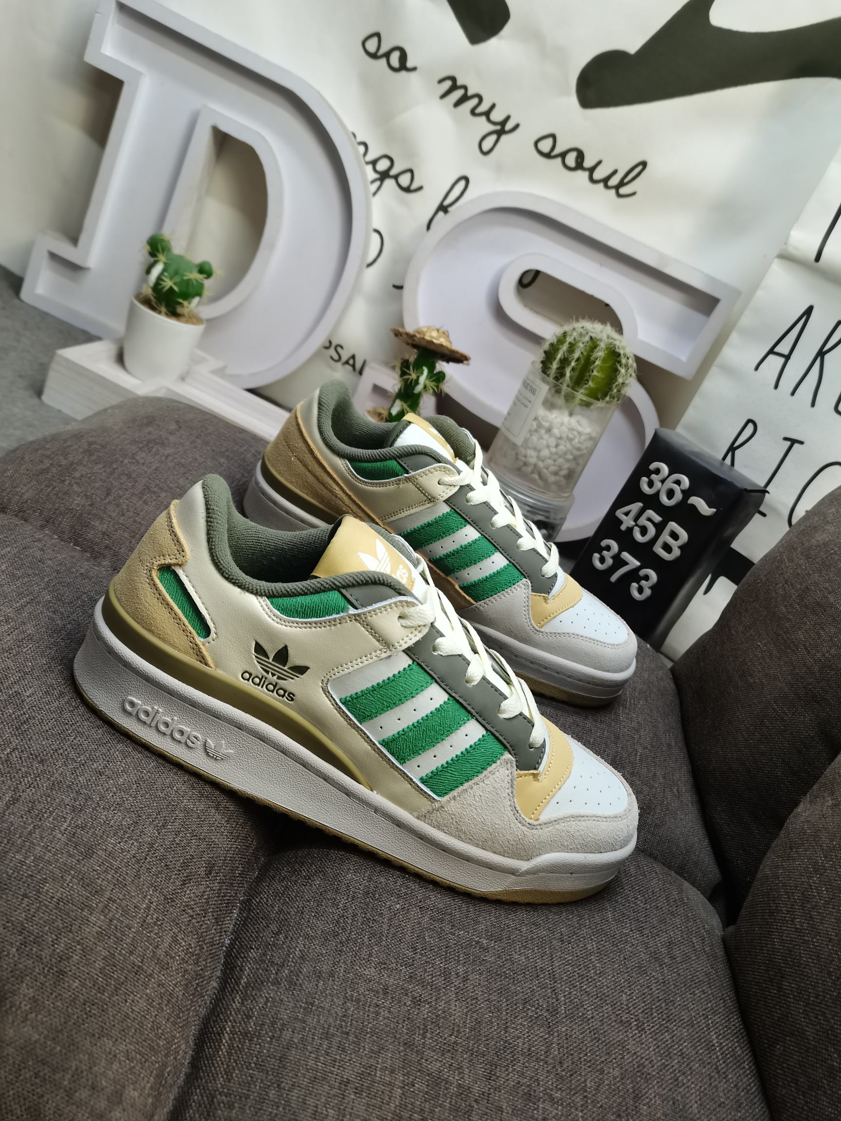 男女鞋36-45码带半码阿迪达斯AdidasForum84Low低帮百搭潮流休闲运动板鞋以复古篮球鞋的外