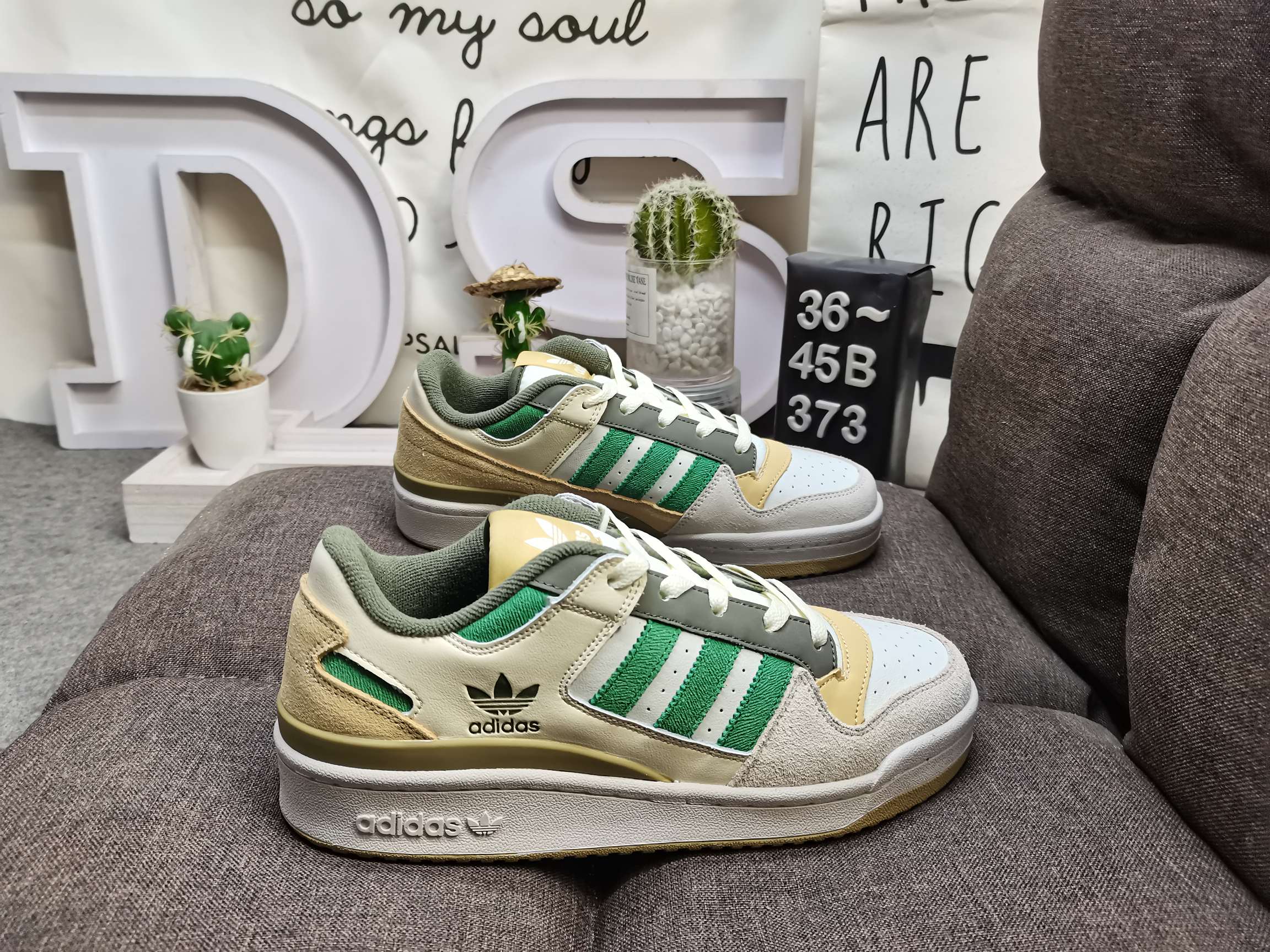 男女鞋36-45码带半码阿迪达斯AdidasForum84Low低帮百搭潮流休闲运动板鞋以复古篮球鞋的外