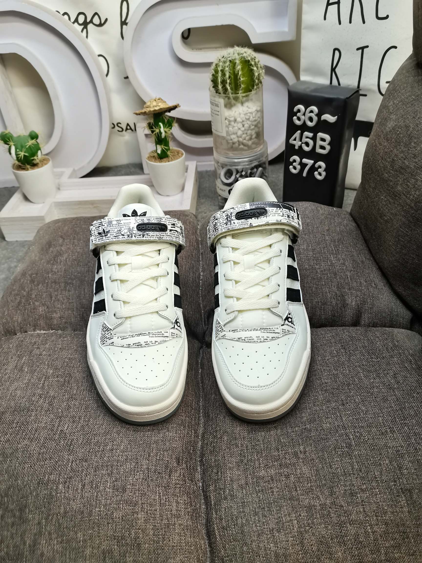 男女鞋36-45码带半码阿迪达斯AdidasForum84Low低帮百搭潮流休闲运动板鞋以复古篮球鞋的外