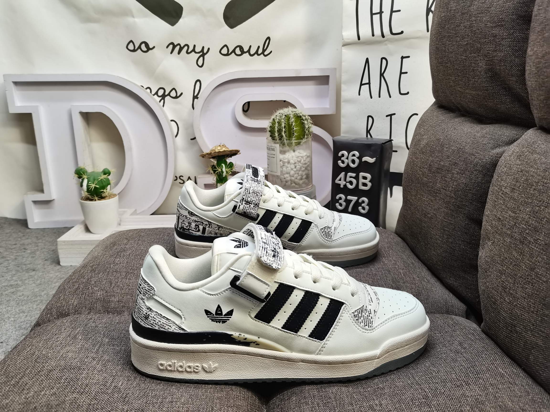 男女鞋36-45码带半码阿迪达斯AdidasForum84Low低帮百搭潮流休闲运动板鞋以复古篮球鞋的外