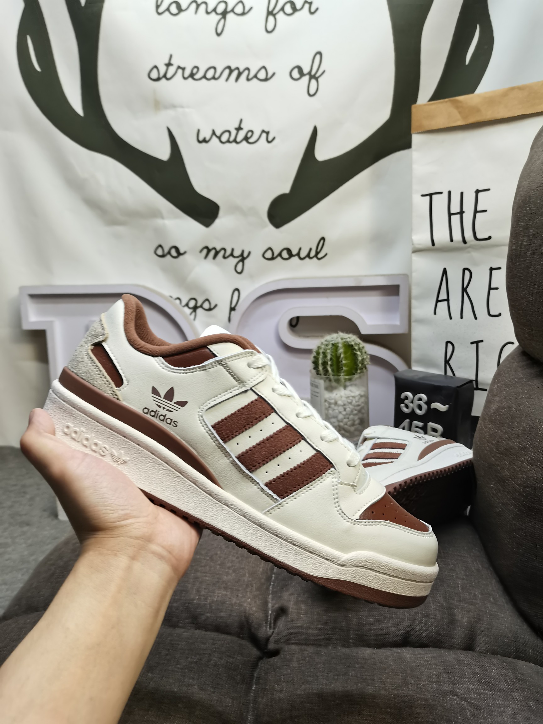 男女鞋36-45码带半码阿迪达斯AdidasForum84Low低帮百搭潮流休闲运动板鞋以复古篮球鞋的外