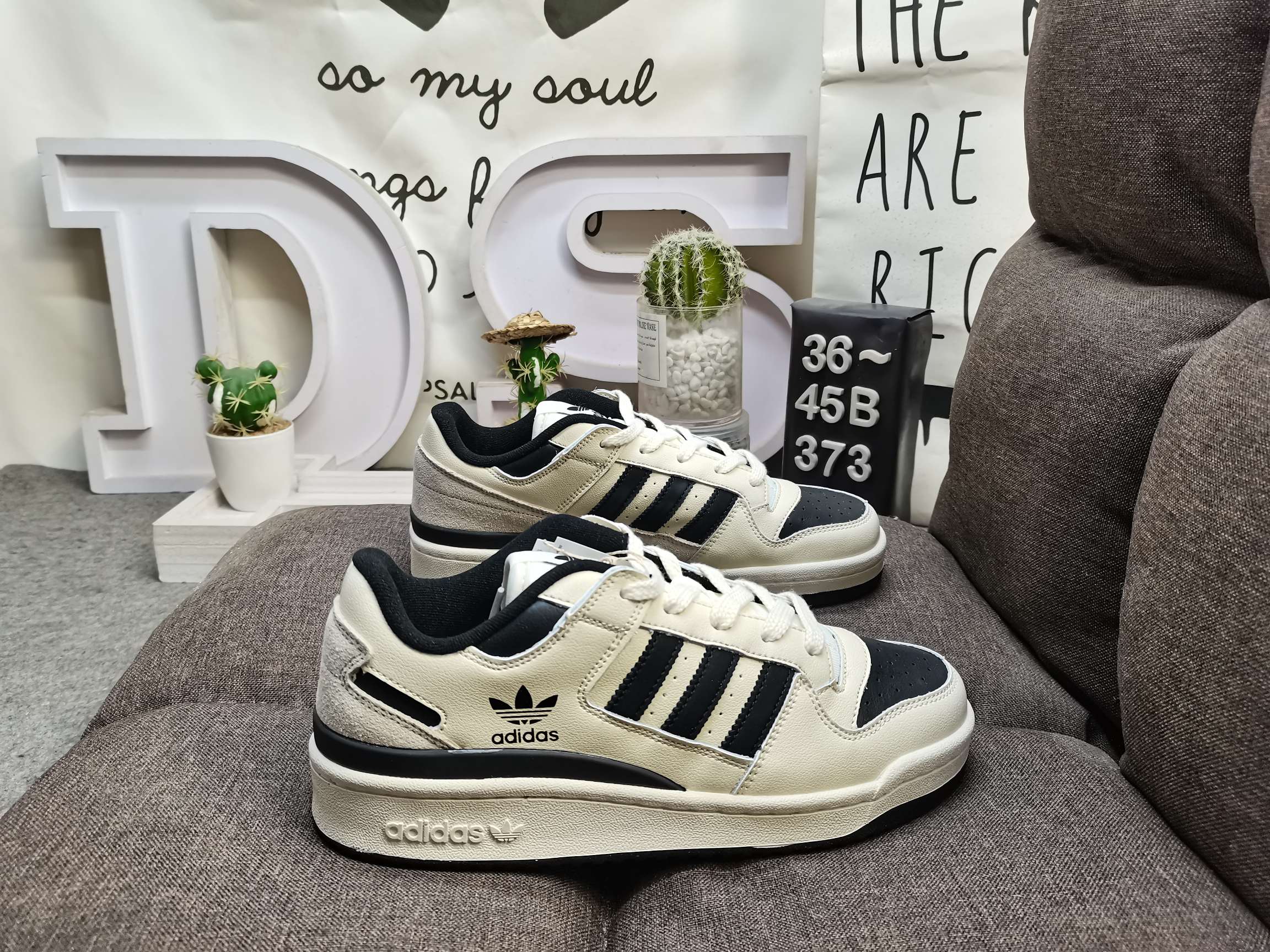 男女鞋36-45码带半码阿迪达斯AdidasForum84Low低帮百搭潮流休闲运动板鞋以复古篮球鞋的外