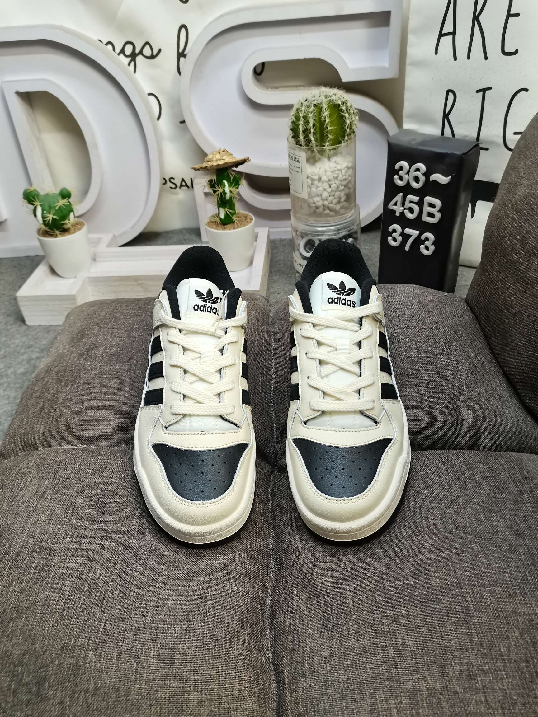 男女鞋36-45码带半码阿迪达斯AdidasForum84Low低帮百搭潮流休闲运动板鞋以复古篮球鞋的外