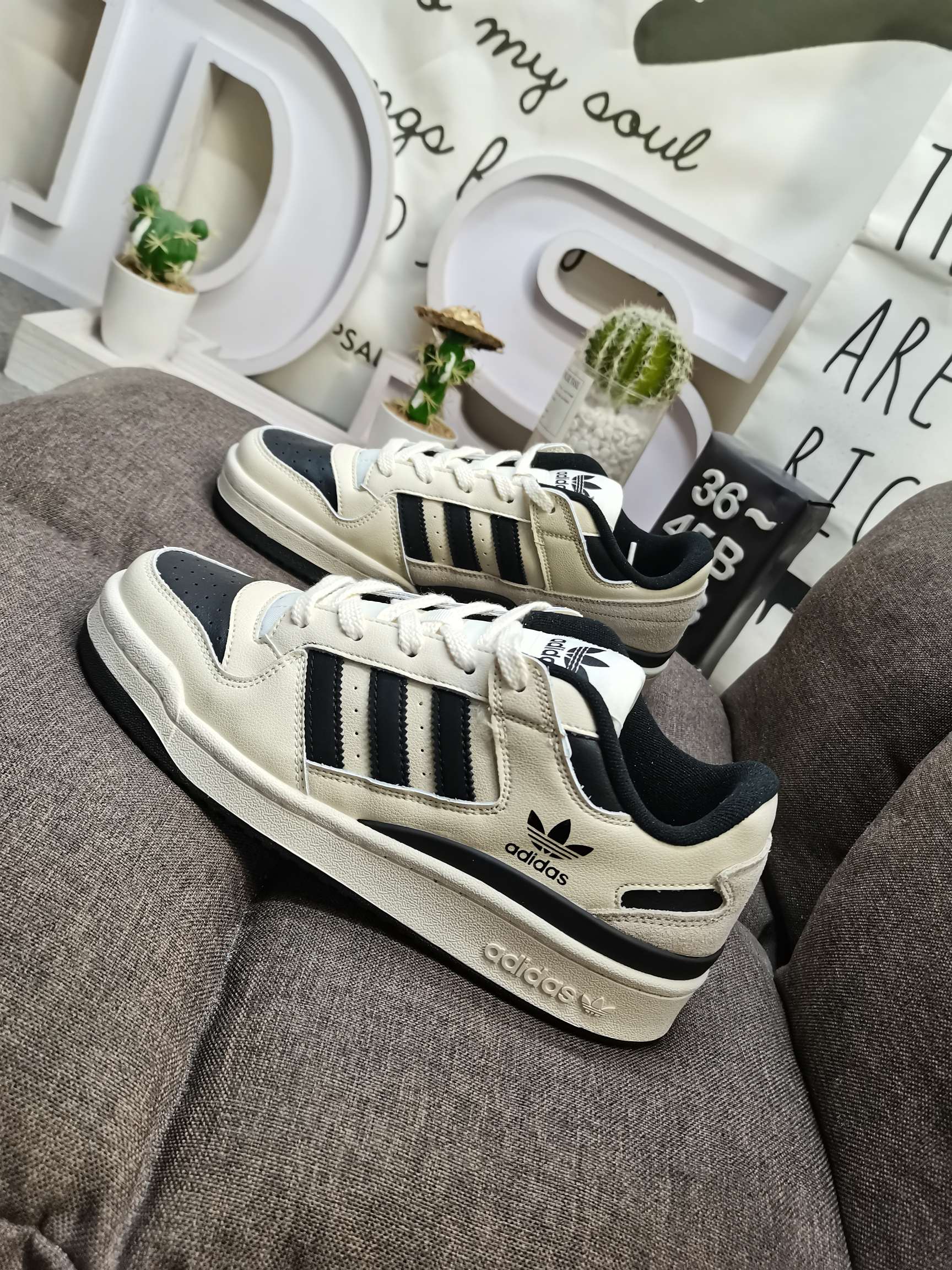 男女鞋36-45码带半码阿迪达斯AdidasForum84Low低帮百搭潮流休闲运动板鞋以复古篮球鞋的外