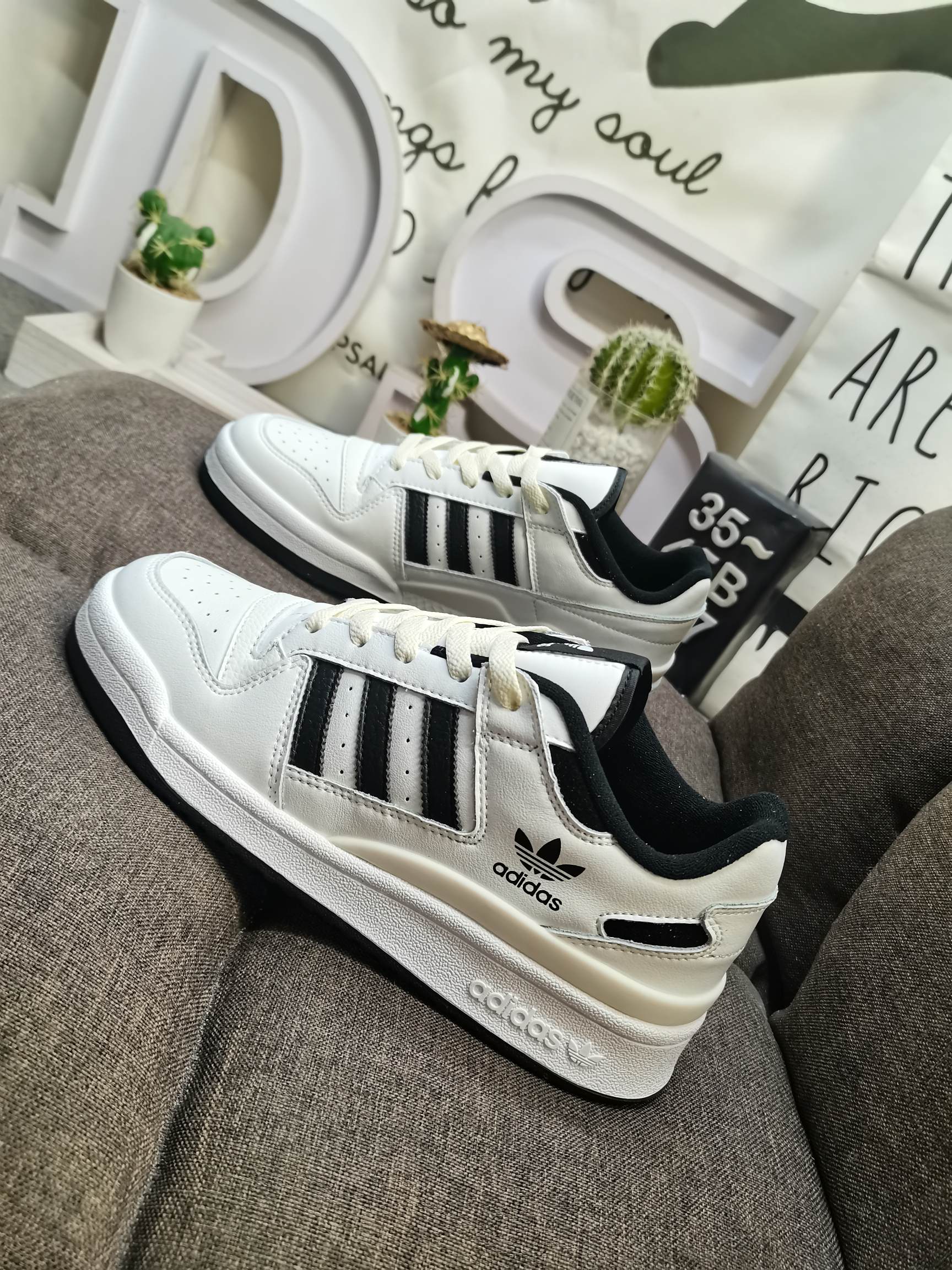 男女鞋36-45码带半码阿迪达斯AdidasForum84Low低帮百搭潮流休闲运动板鞋以复古篮球鞋的外