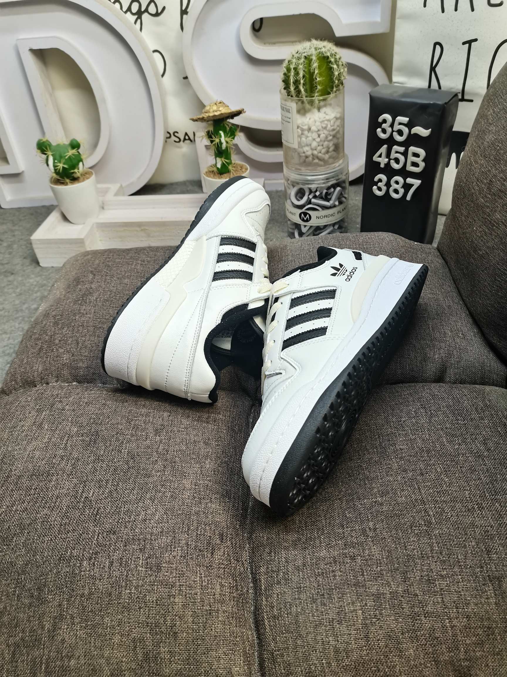 男女鞋36-45码带半码阿迪达斯AdidasForum84Low低帮百搭潮流休闲运动板鞋以复古篮球鞋的外