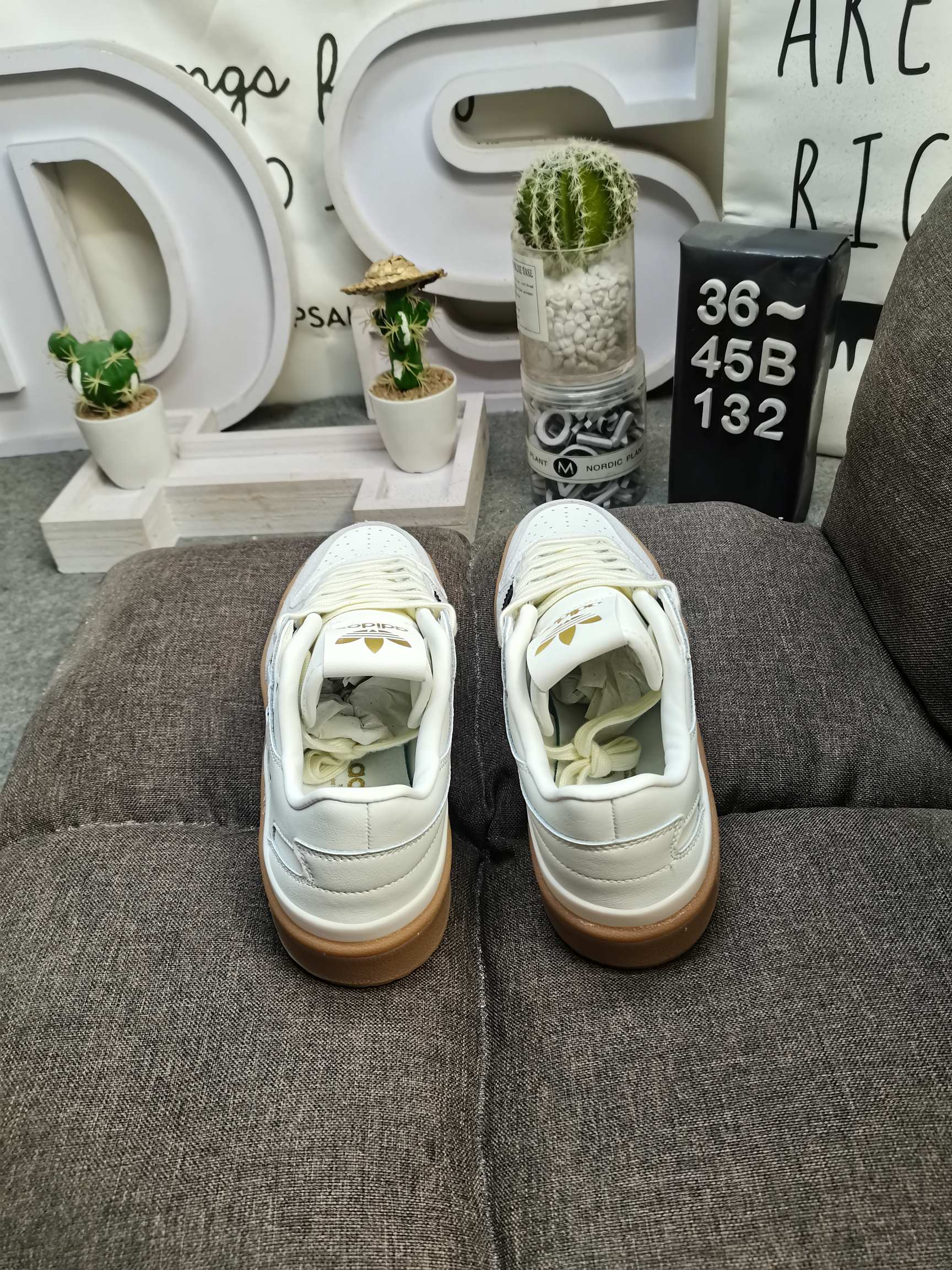 男女鞋36-45码带半码阿迪达斯AdidasForum84Low低帮百搭潮流休闲运动板鞋以复古篮球鞋的外