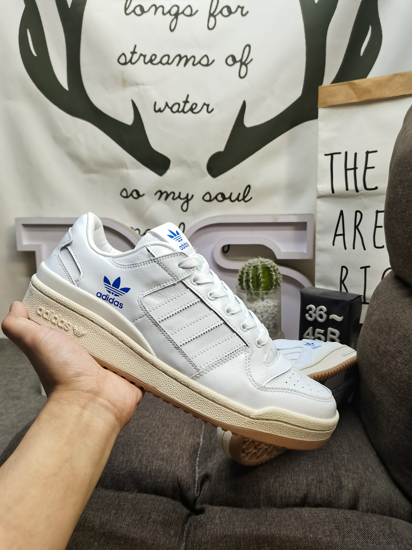 男女鞋36-45码带半码阿迪达斯AdidasForum84Low低帮百搭潮流休闲运动板鞋以复古篮球鞋的外