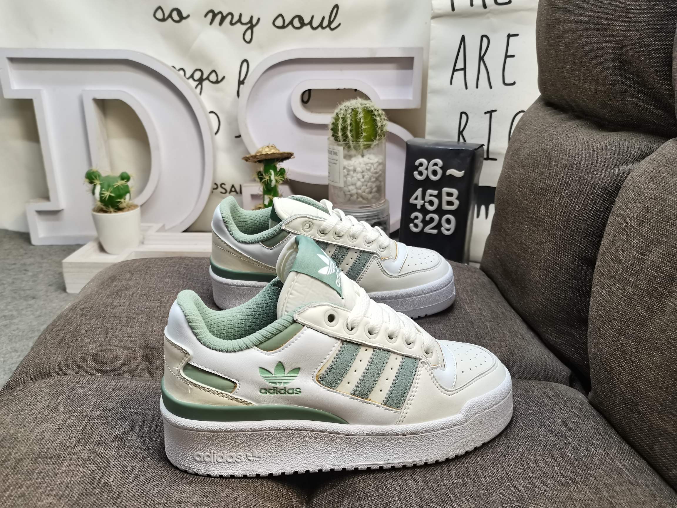 男女鞋36-45码带半码阿迪达斯AdidasForum84Low低帮百搭潮流休闲运动板鞋以复古篮球鞋的外