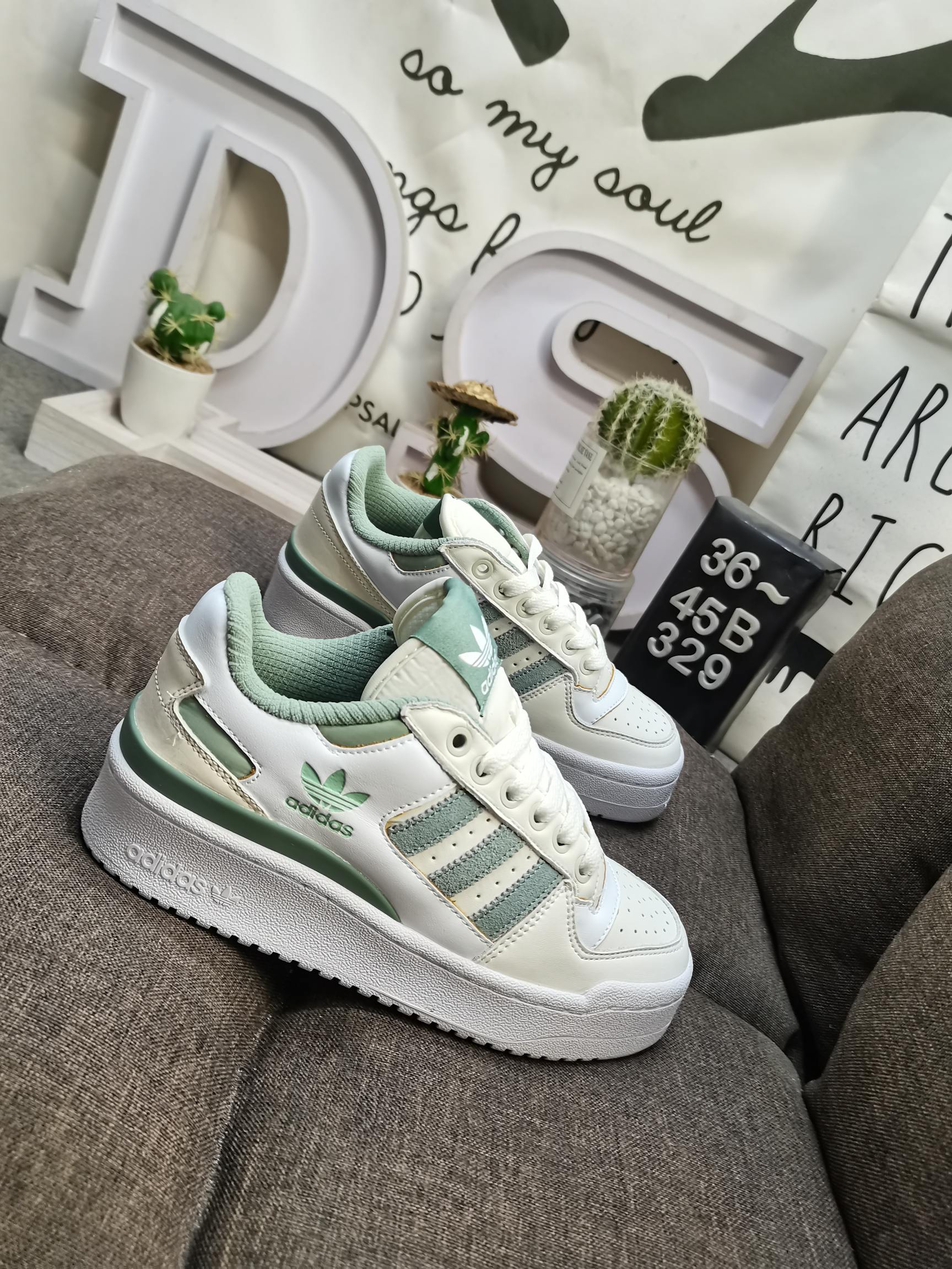 男女鞋36-45码带半码阿迪达斯AdidasForum84Low低帮百搭潮流休闲运动板鞋以复古篮球鞋的外