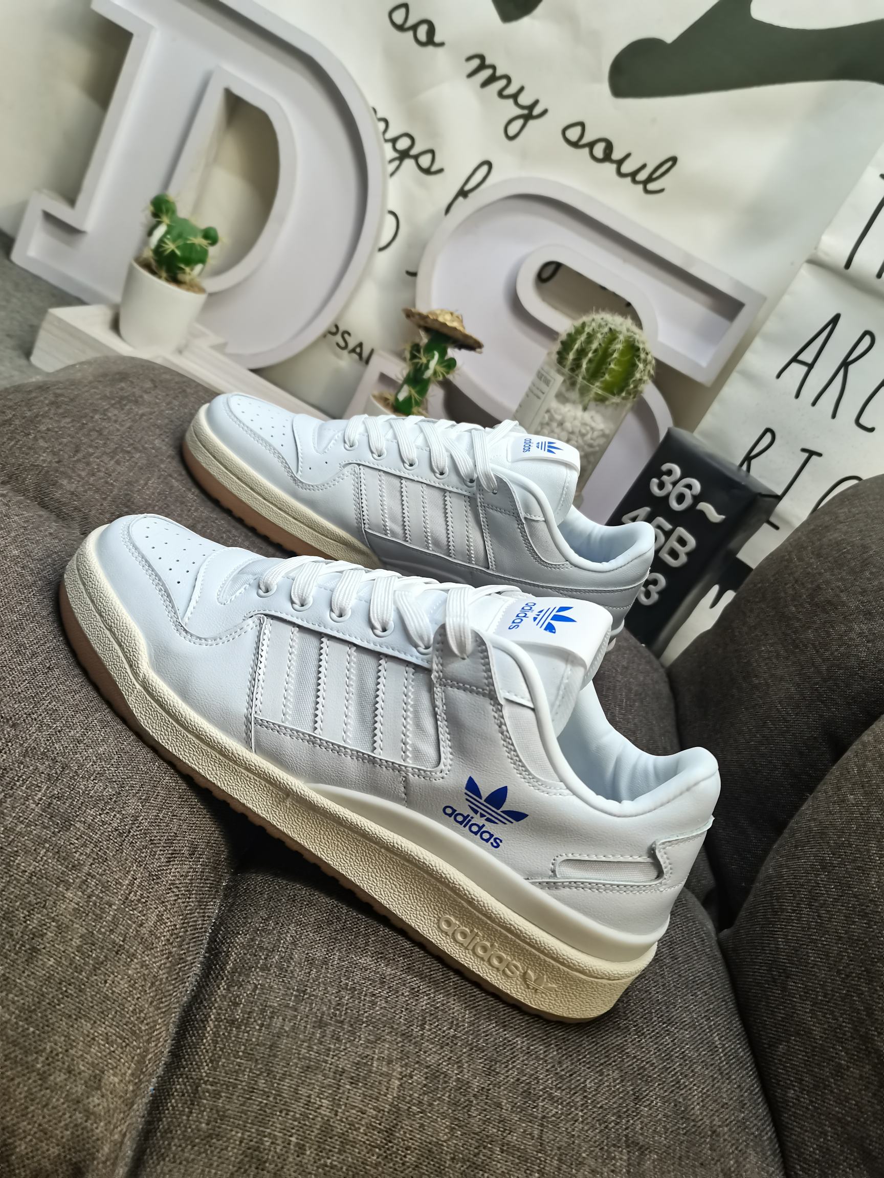 男女鞋36-45码带半码阿迪达斯AdidasForum84Low低帮百搭潮流休闲运动板鞋以复古篮球鞋的外