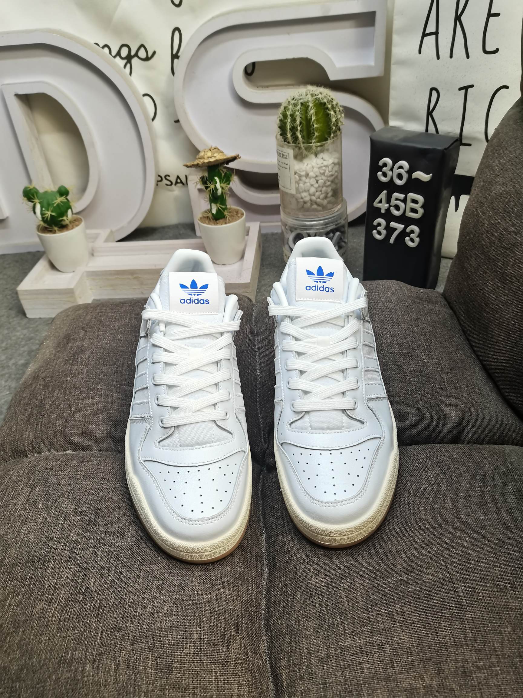 男女鞋36-45码带半码阿迪达斯AdidasForum84Low低帮百搭潮流休闲运动板鞋以复古篮球鞋的外