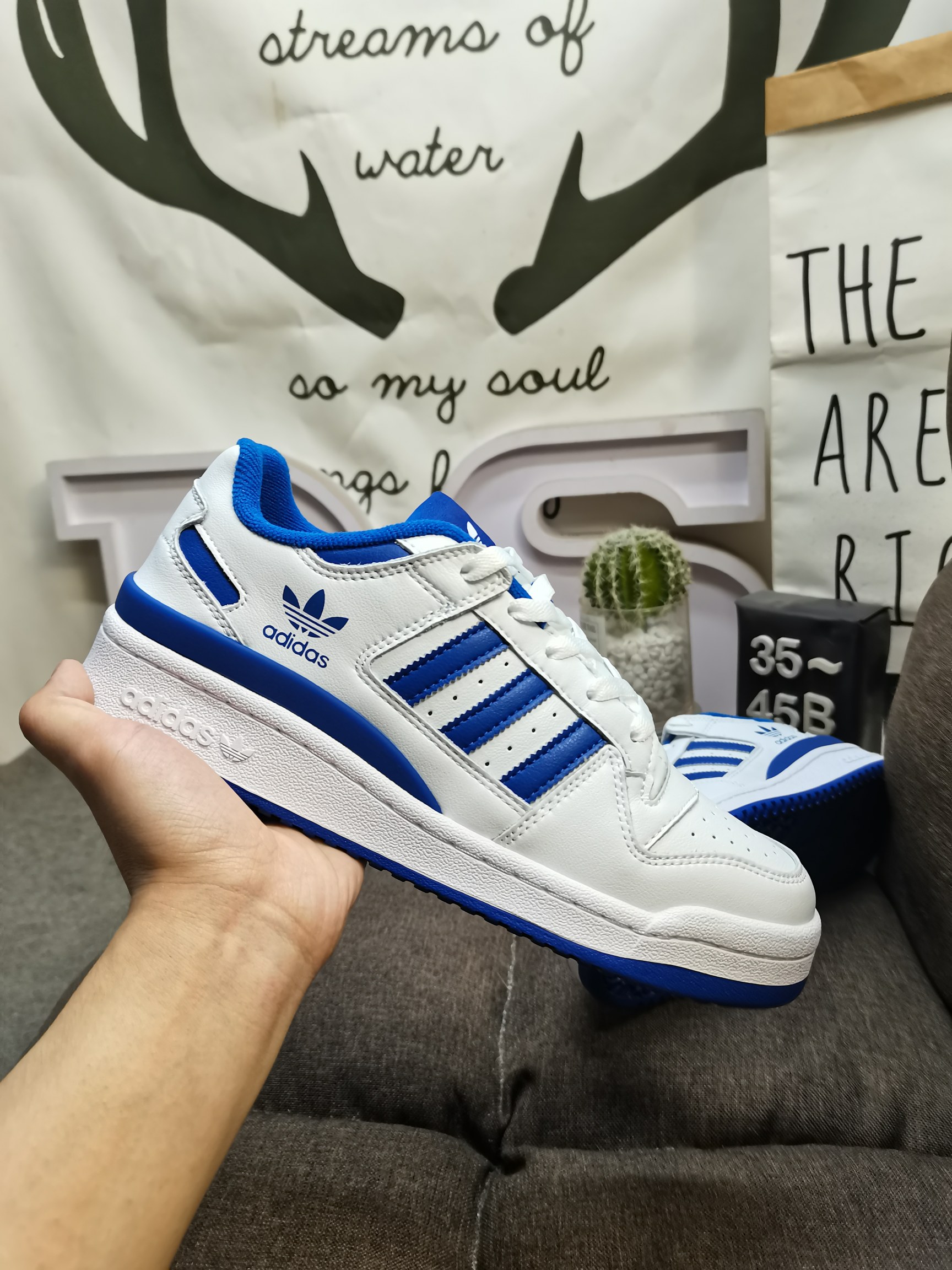 男女鞋35-45码带半码阿迪达斯AdidasForum84Low低帮百搭潮流休闲运动板鞋以复古篮球鞋的外