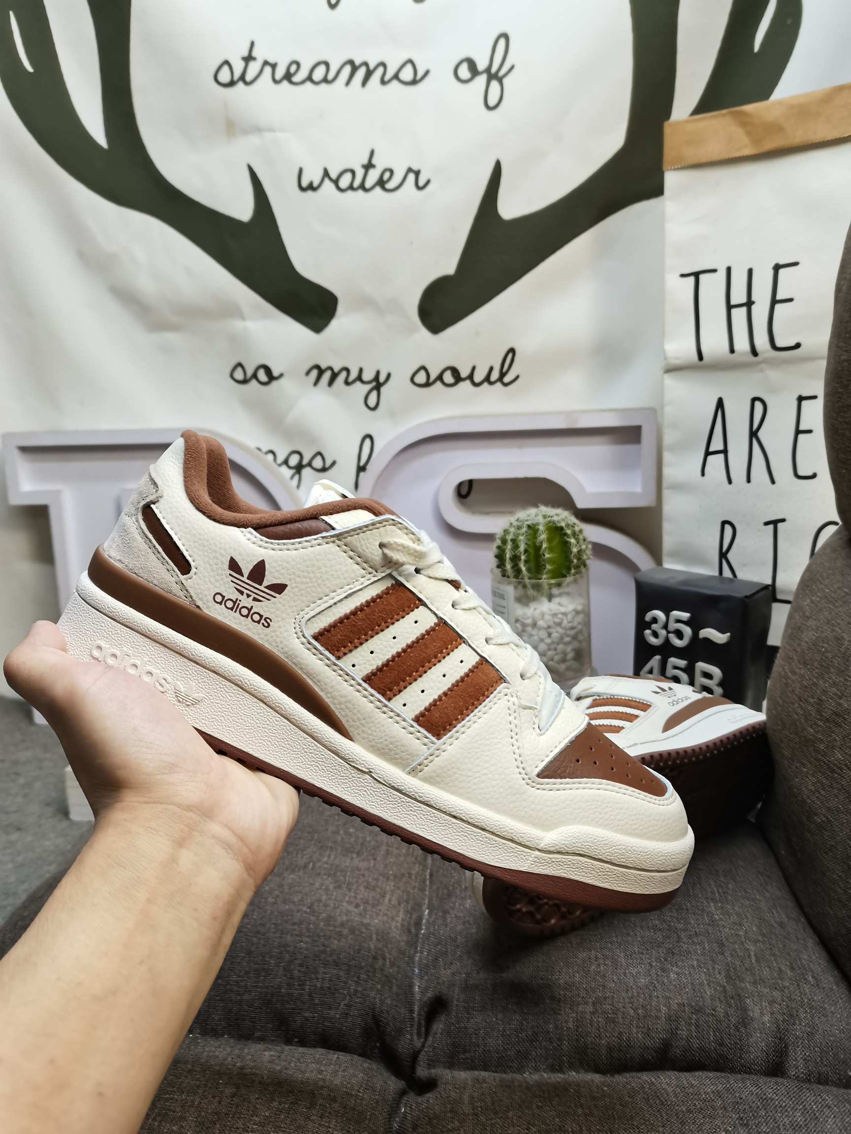 男女鞋35-45码带半码阿迪达斯AdidasForum84Low低帮百搭潮流休闲运动板鞋以复古篮球鞋的外