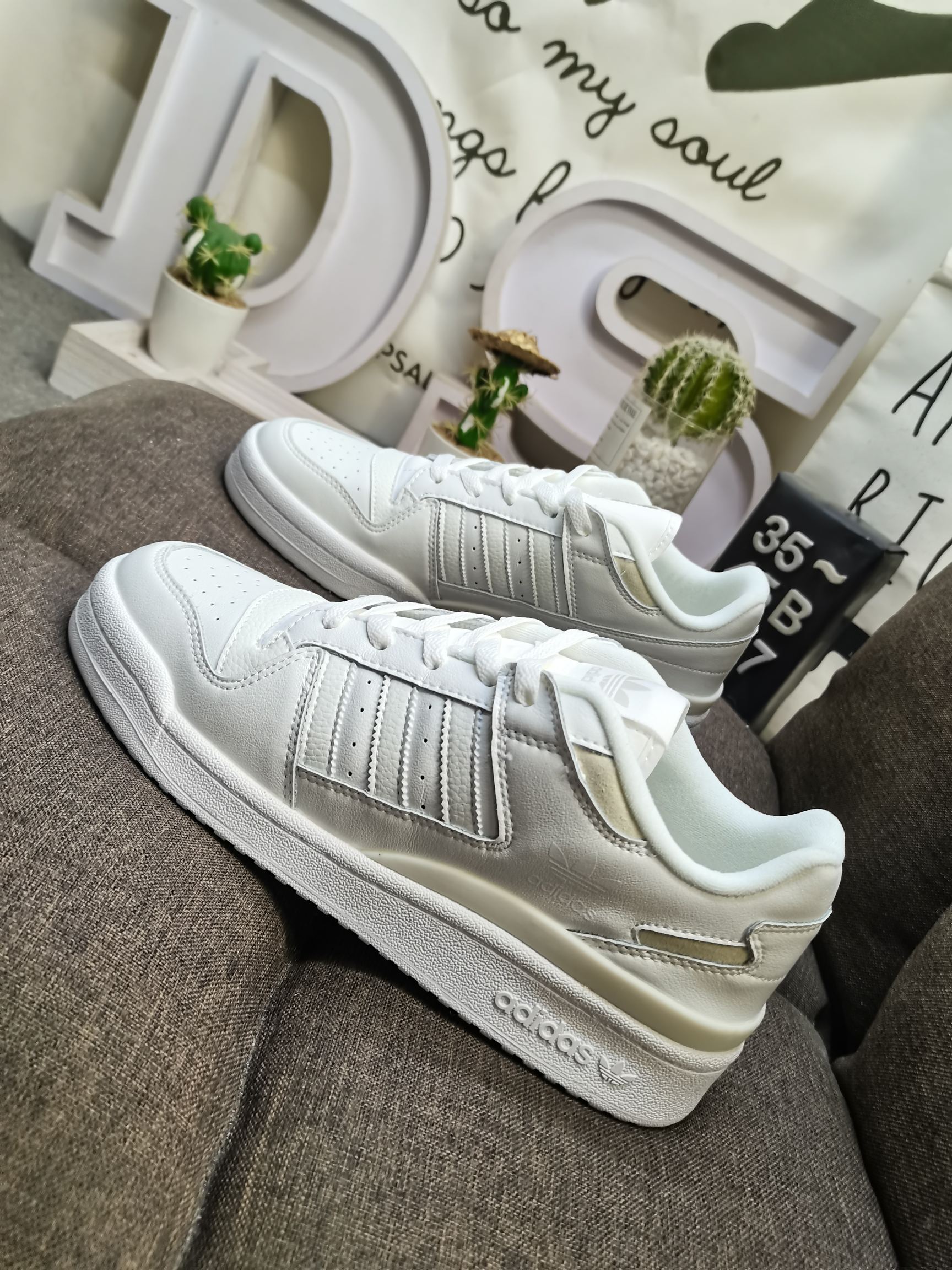 男女鞋35-45码带半码阿迪达斯AdidasForum84Low低帮百搭潮流休闲运动板鞋以复古篮球鞋的外