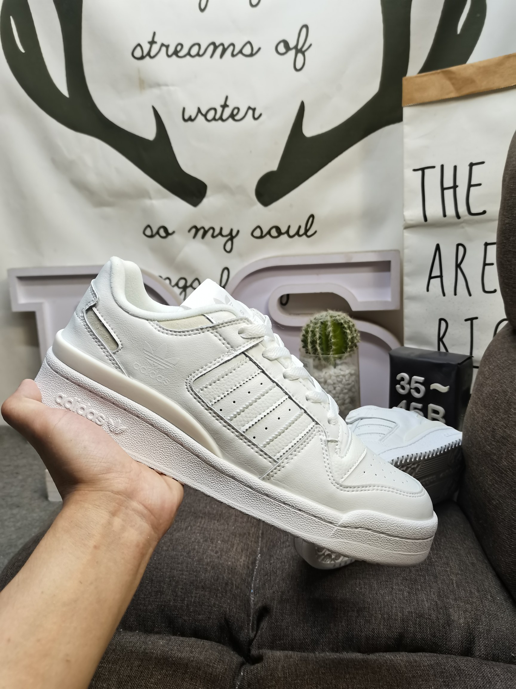 男女鞋35-45码带半码阿迪达斯AdidasForum84Low低帮百搭潮流休闲运动板鞋以复古篮球鞋的外