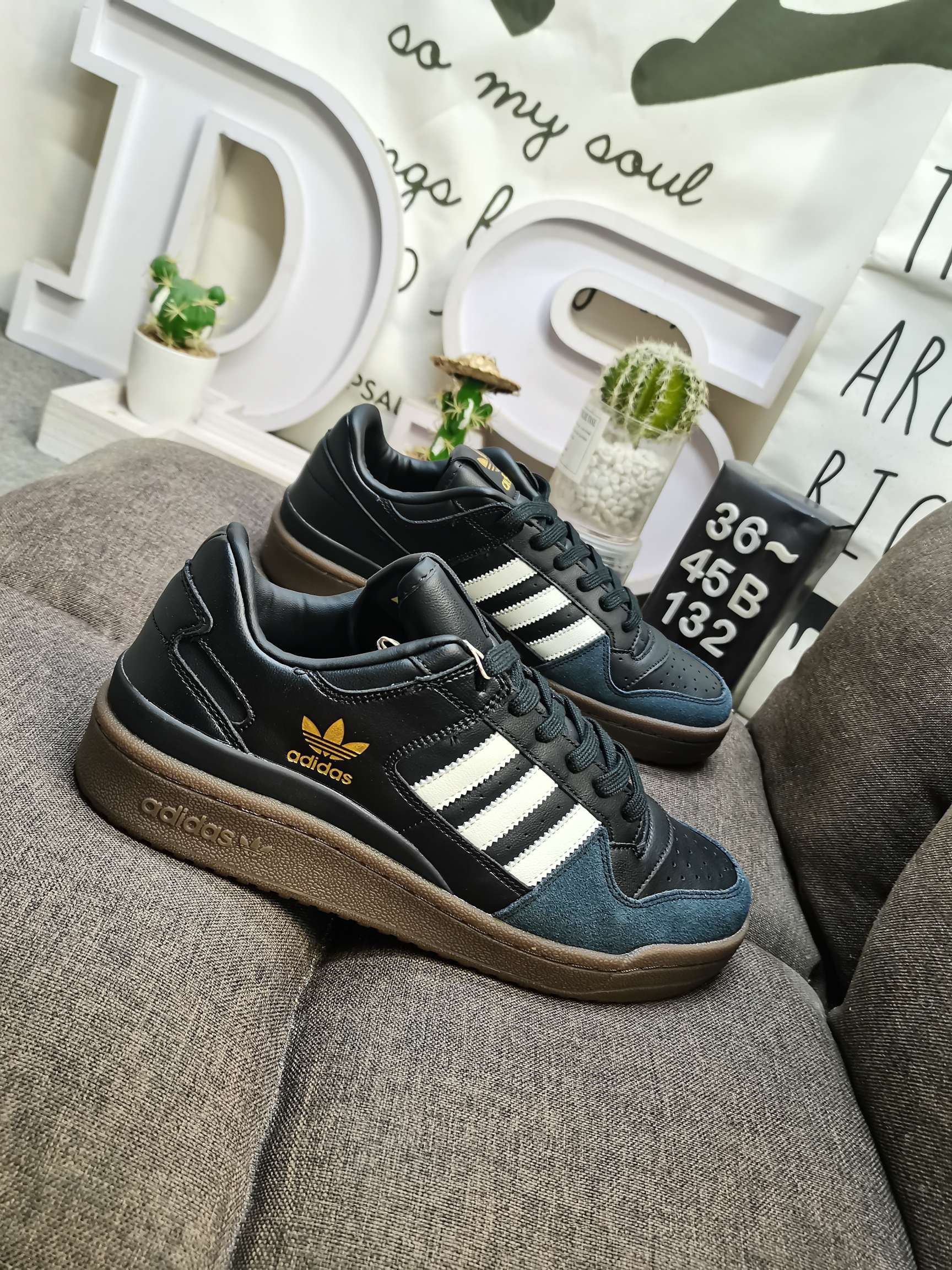 男女鞋36-45码带半码阿迪达斯AdidasForum84Low低帮百搭潮流休闲运动板鞋以复古篮球鞋的外