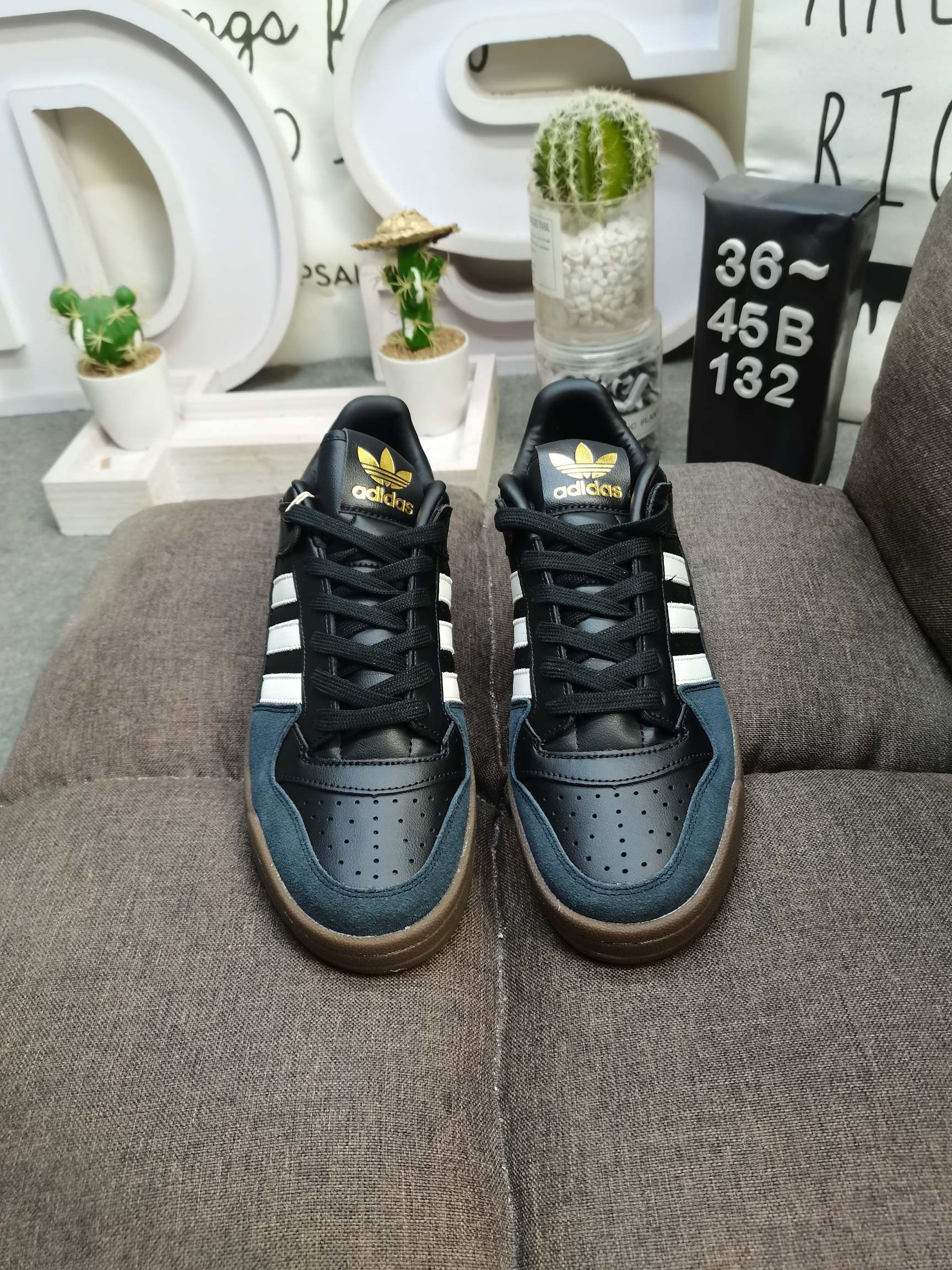 男女鞋36-45码带半码阿迪达斯AdidasForum84Low低帮百搭潮流休闲运动板鞋以复古篮球鞋的外