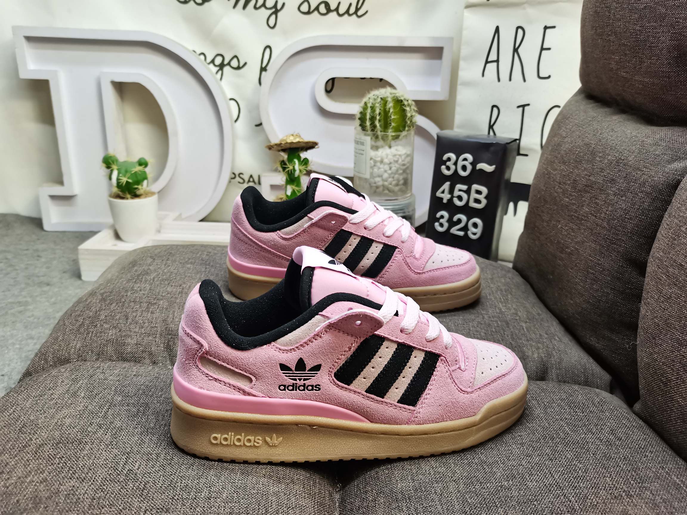 男女鞋36-45码带半码阿迪达斯AdidasForum84Low低帮百搭潮流休闲运动板鞋以复古篮球鞋的外