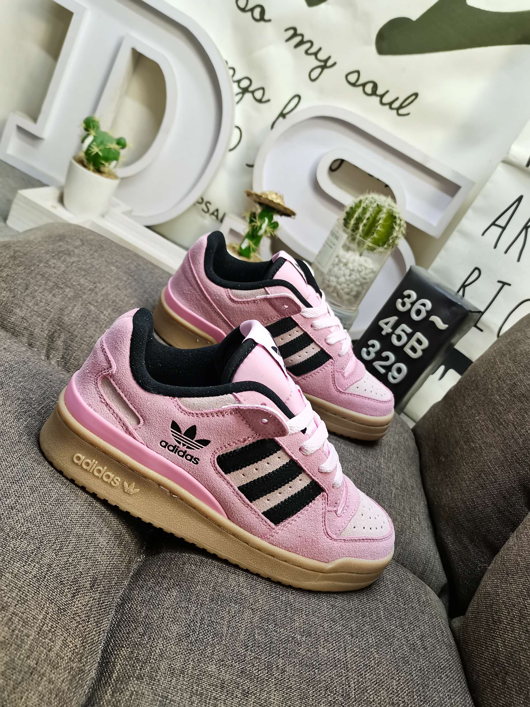 男女鞋36-45码带半码阿迪达斯AdidasForum84Low低帮百搭潮流休闲运动板鞋以复古篮球鞋的外