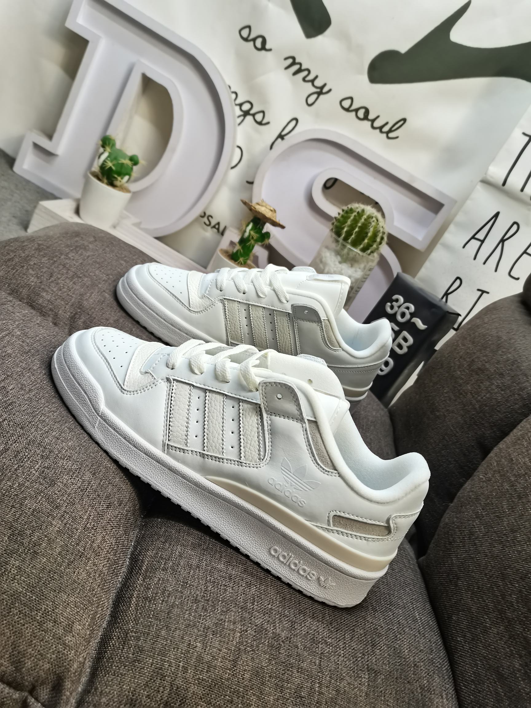 男女鞋36-45码带半码阿迪达斯AdidasForum84Low低帮百搭潮流休闲运动板鞋以复古篮球鞋的外