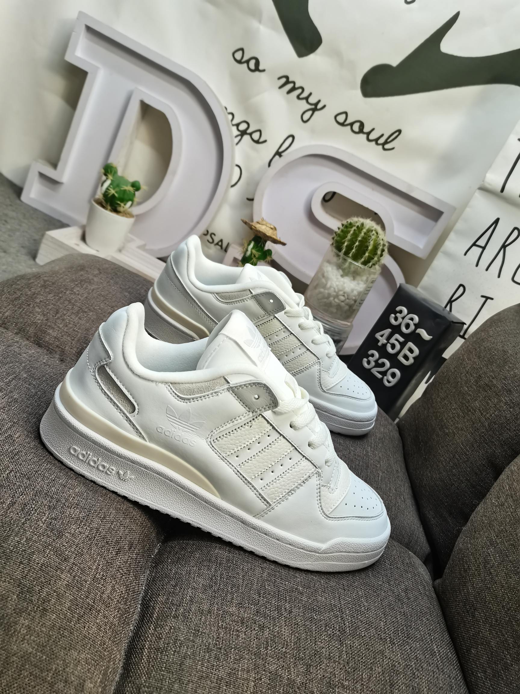 男女鞋36-45码带半码阿迪达斯AdidasForum84Low低帮百搭潮流休闲运动板鞋以复古篮球鞋的外