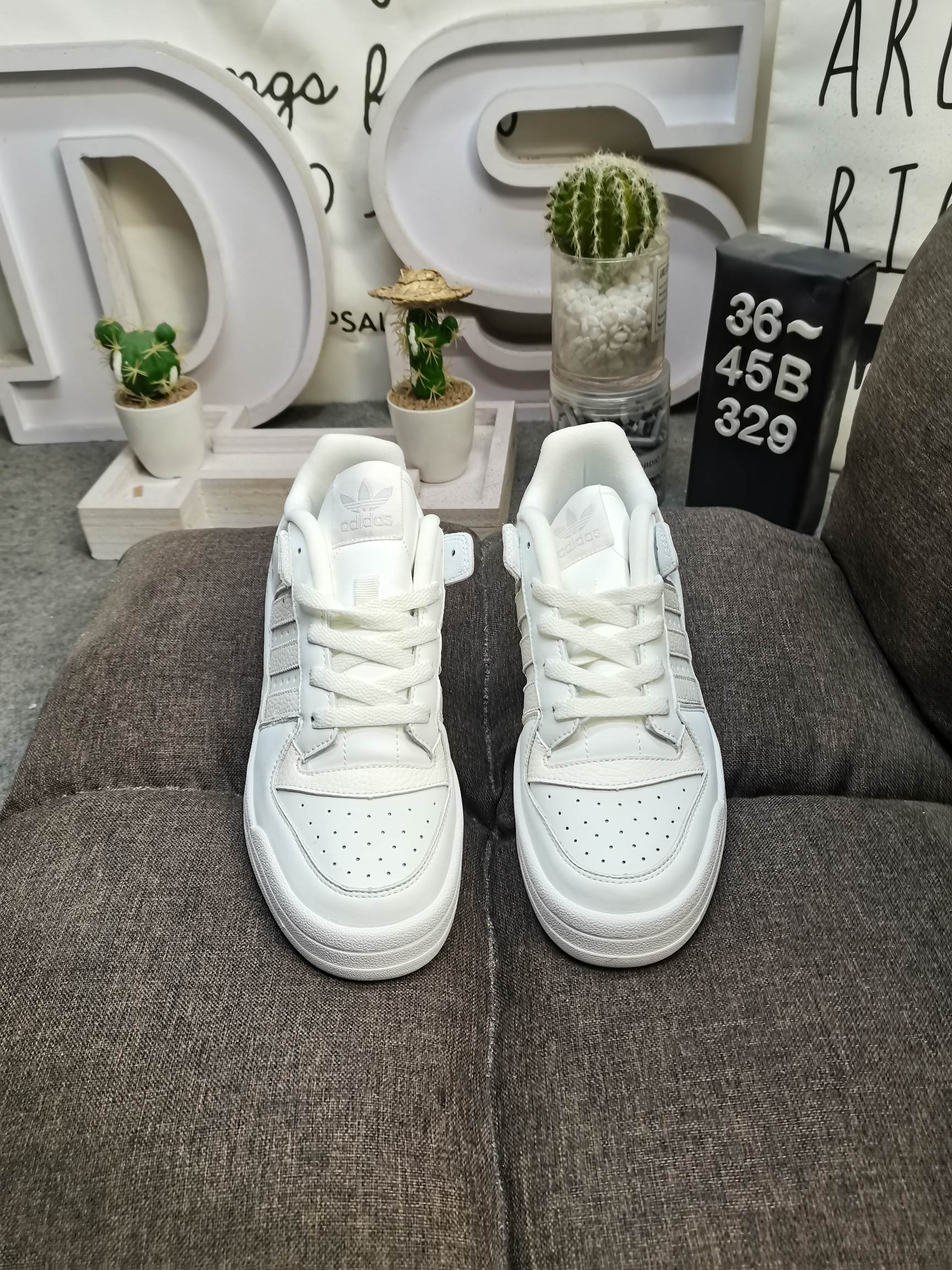 男女鞋36-45码带半码阿迪达斯AdidasForum84Low低帮百搭潮流休闲运动板鞋以复古篮球鞋的外