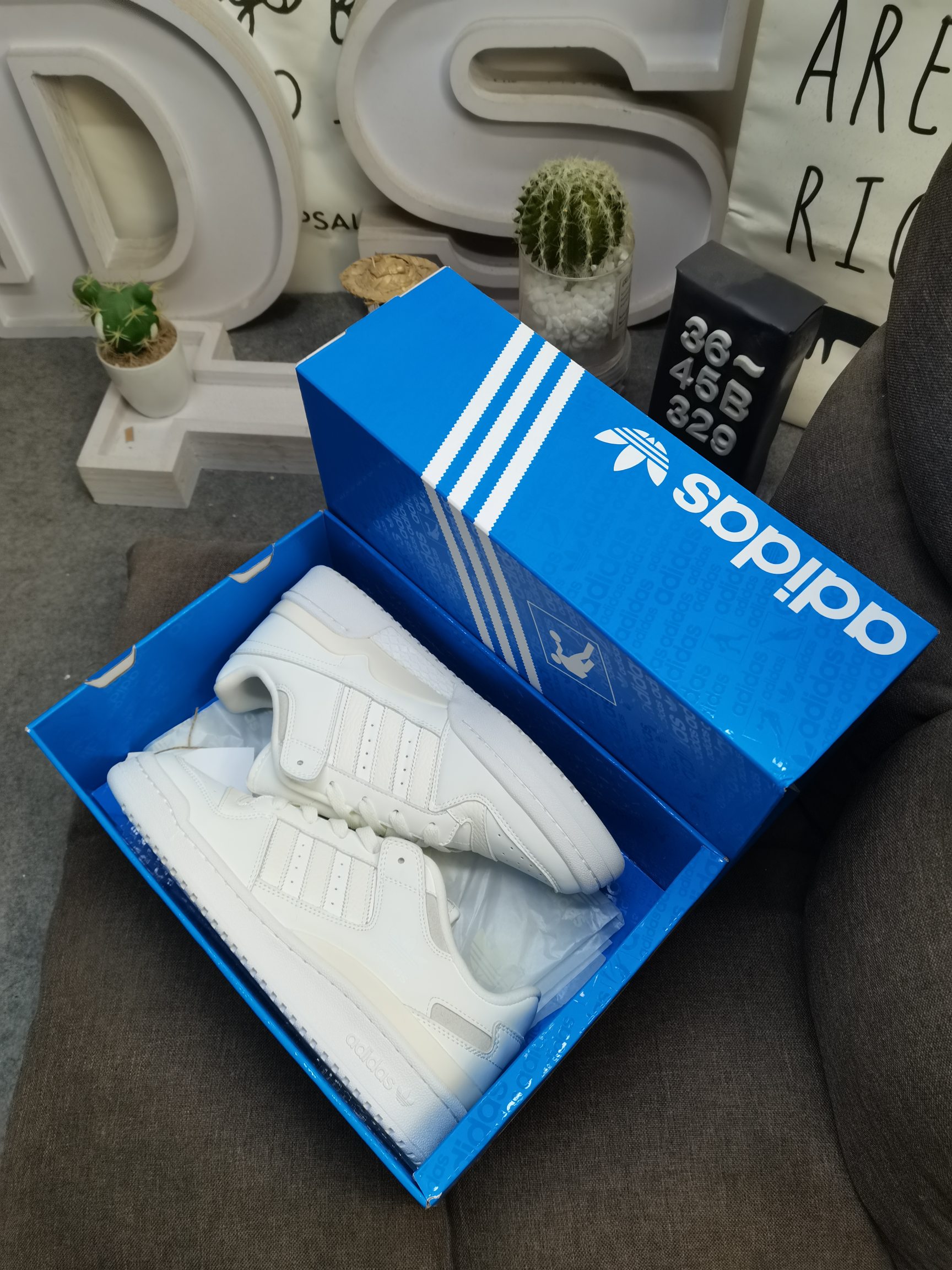 男女鞋36-45码带半码阿迪达斯AdidasForum84Low低帮百搭潮流休闲运动板鞋以复古篮球鞋的外