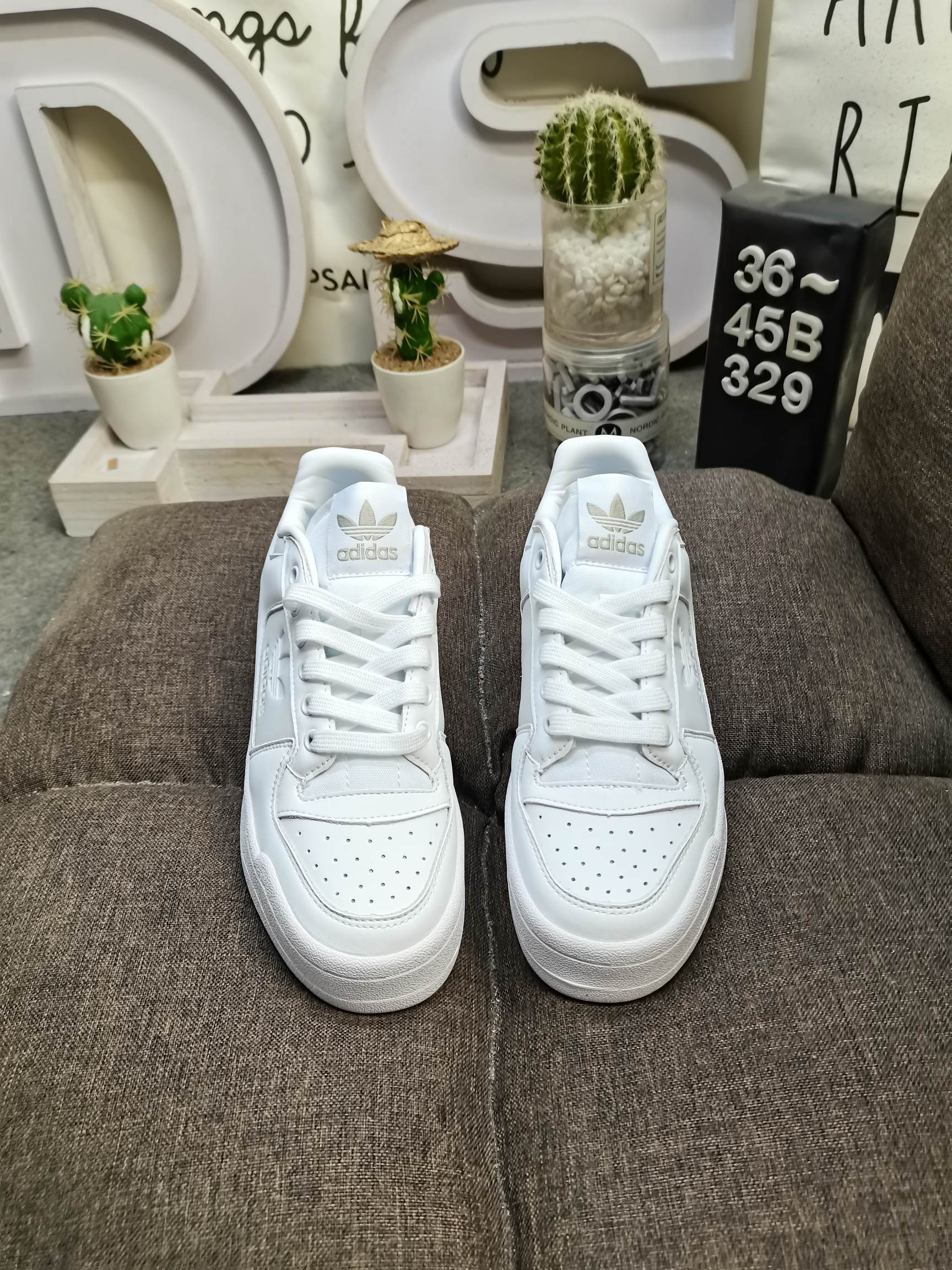 男女鞋36-45码带半码阿迪达斯AdidasForum84Low低帮百搭潮流休闲运动板鞋以复古篮球鞋的外