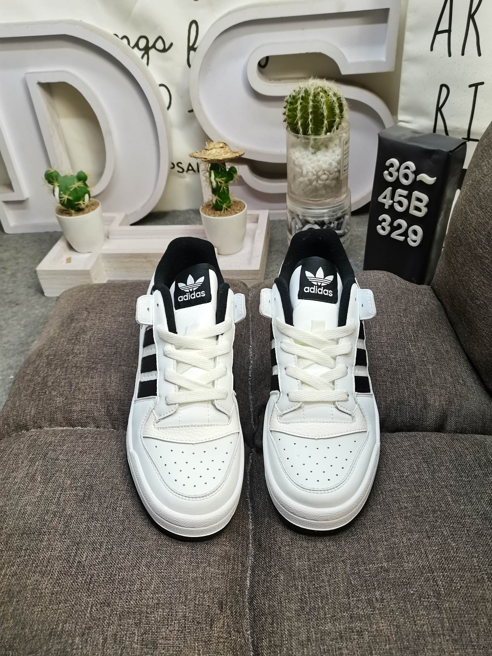 男女鞋36-45码带半码阿迪达斯AdidasForum84Low低帮百搭潮流休闲运动板鞋以复古篮球鞋的外